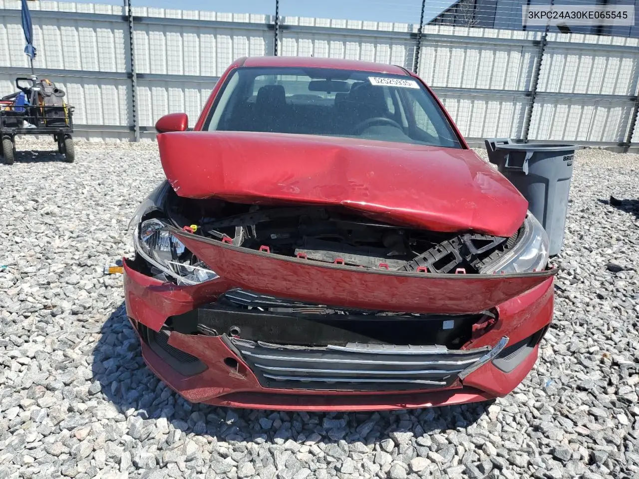 2019 Hyundai Accent Se VIN: 3KPC24A30KE065545 Lot: 52525935