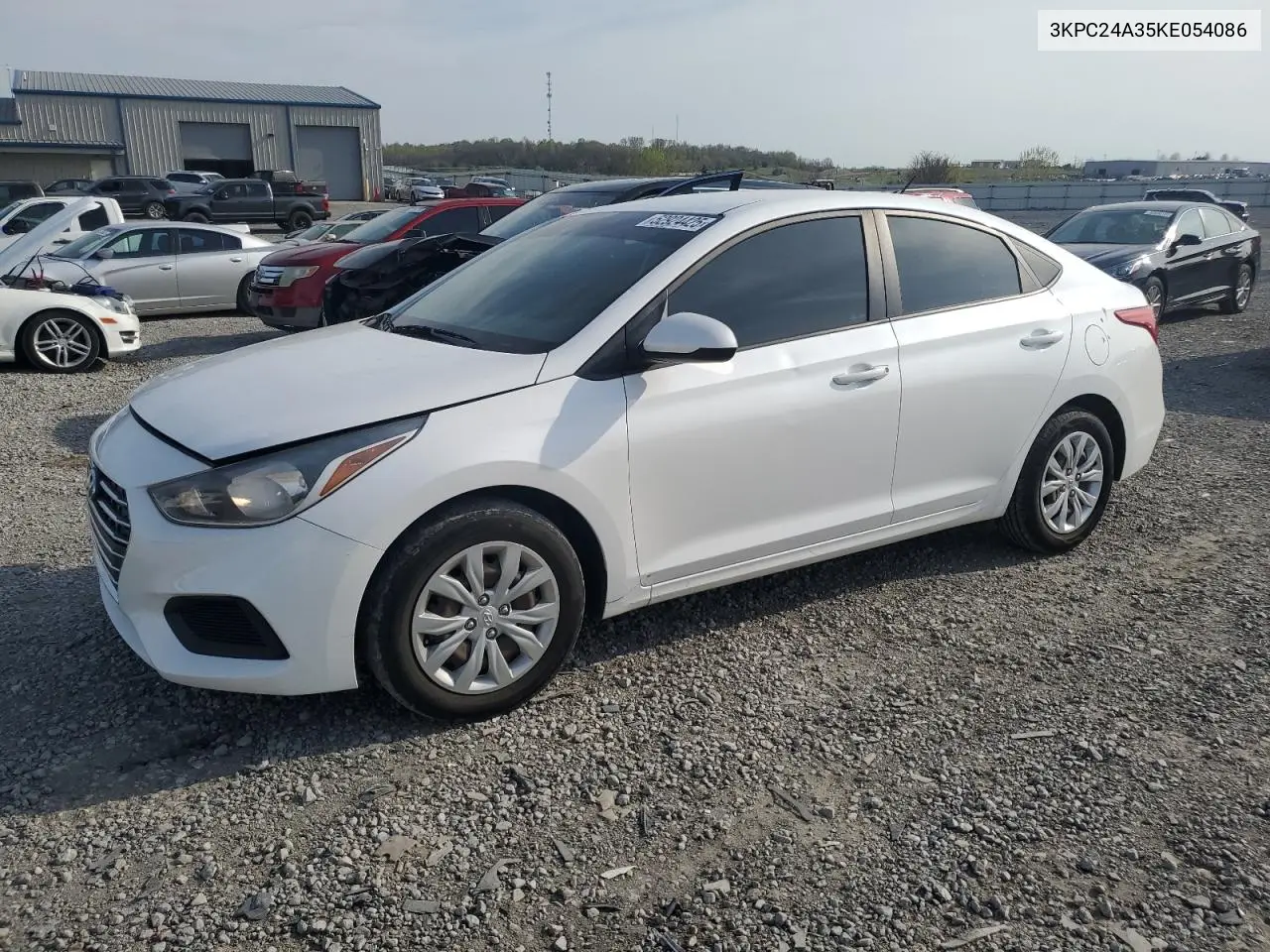 2019 Hyundai Accent Se VIN: 3KPC24A35KE054086 Lot: 52924425
