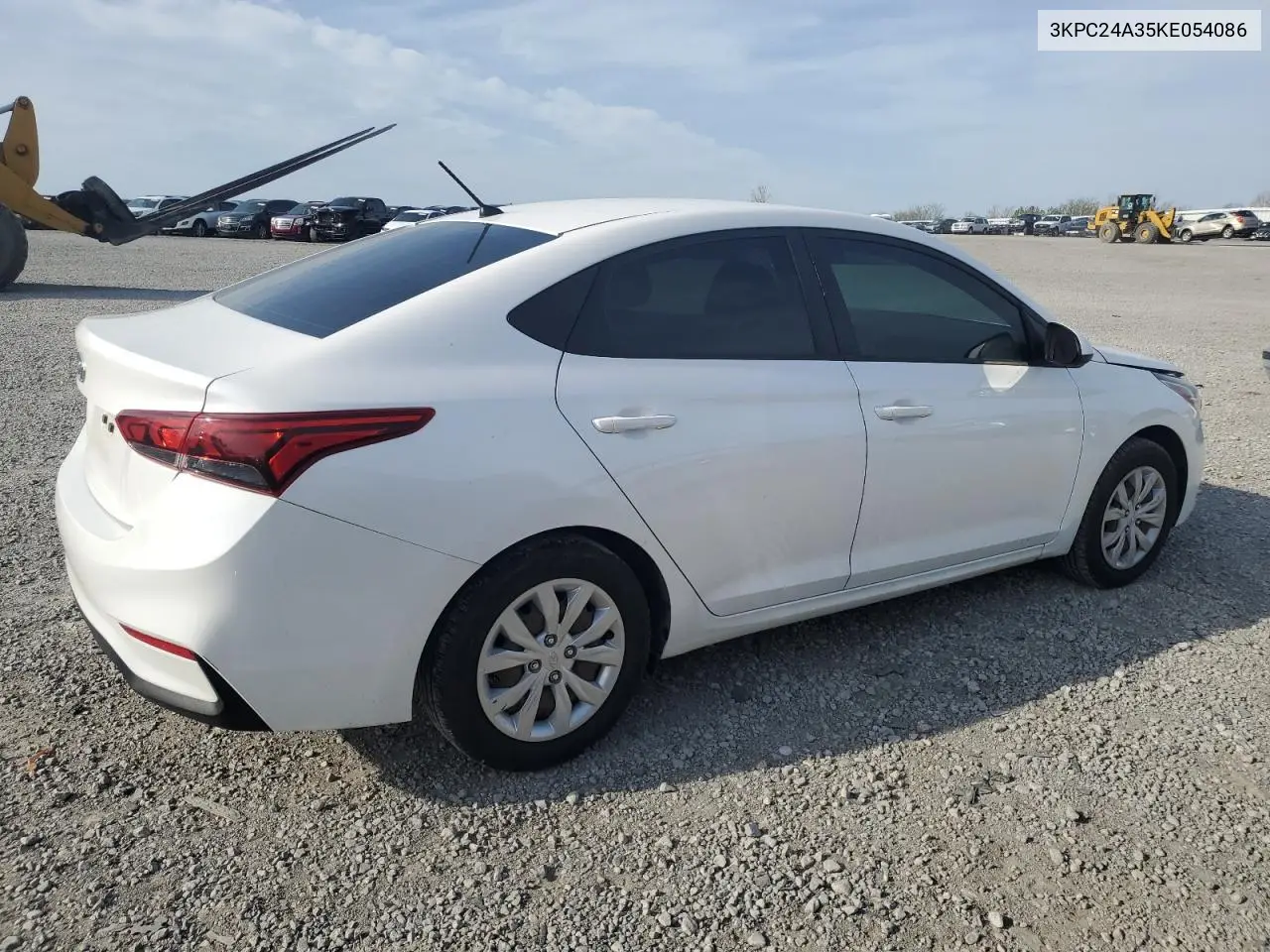 2019 Hyundai Accent Se VIN: 3KPC24A35KE054086 Lot: 52924425