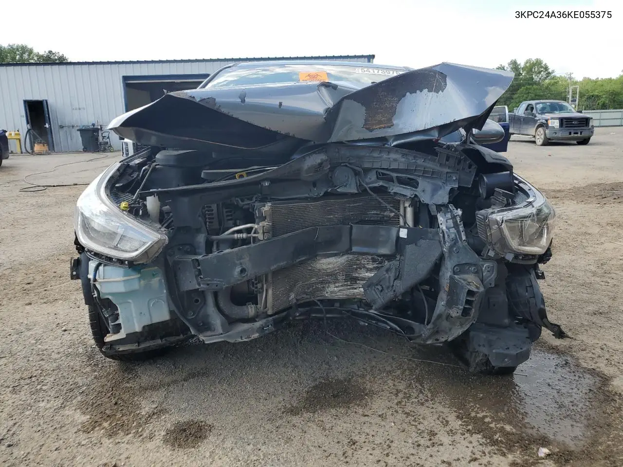 2019 Hyundai Accent Se VIN: 3KPC24A36KE055375 Lot: 54173975