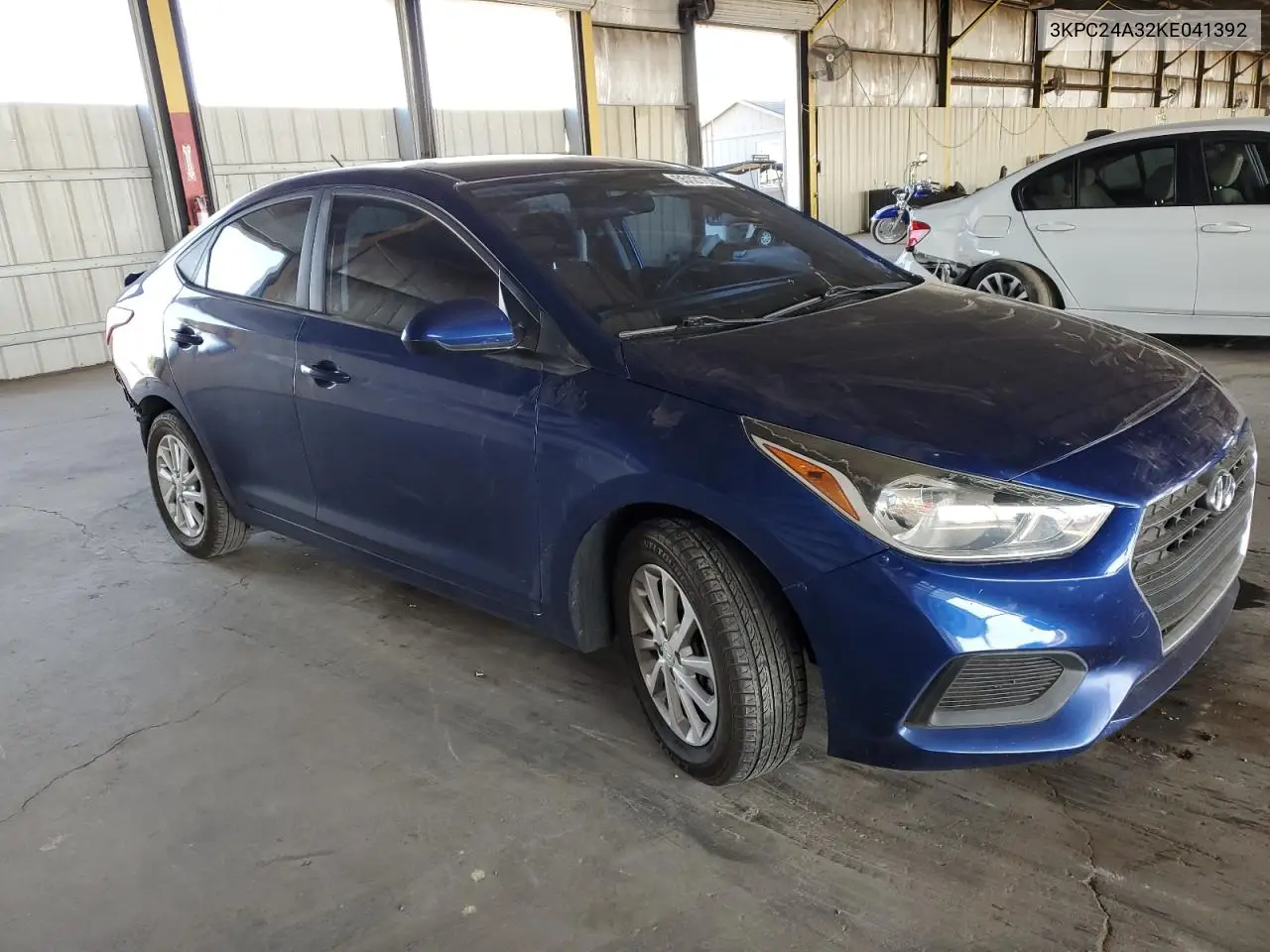 2019 Hyundai Accent Se VIN: 3KPC24A32KE041392 Lot: 55121175