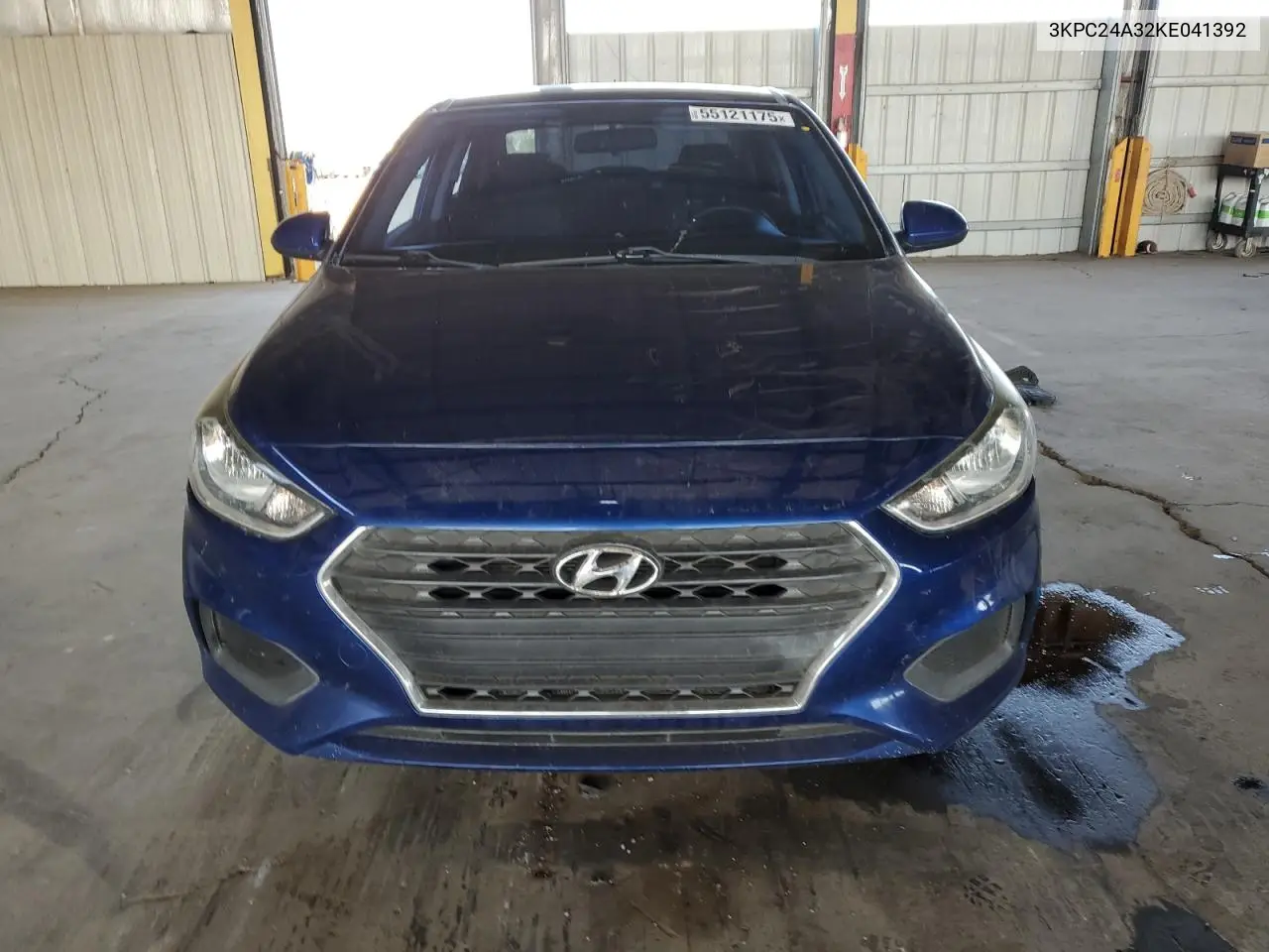 2019 Hyundai Accent Se VIN: 3KPC24A32KE041392 Lot: 55121175