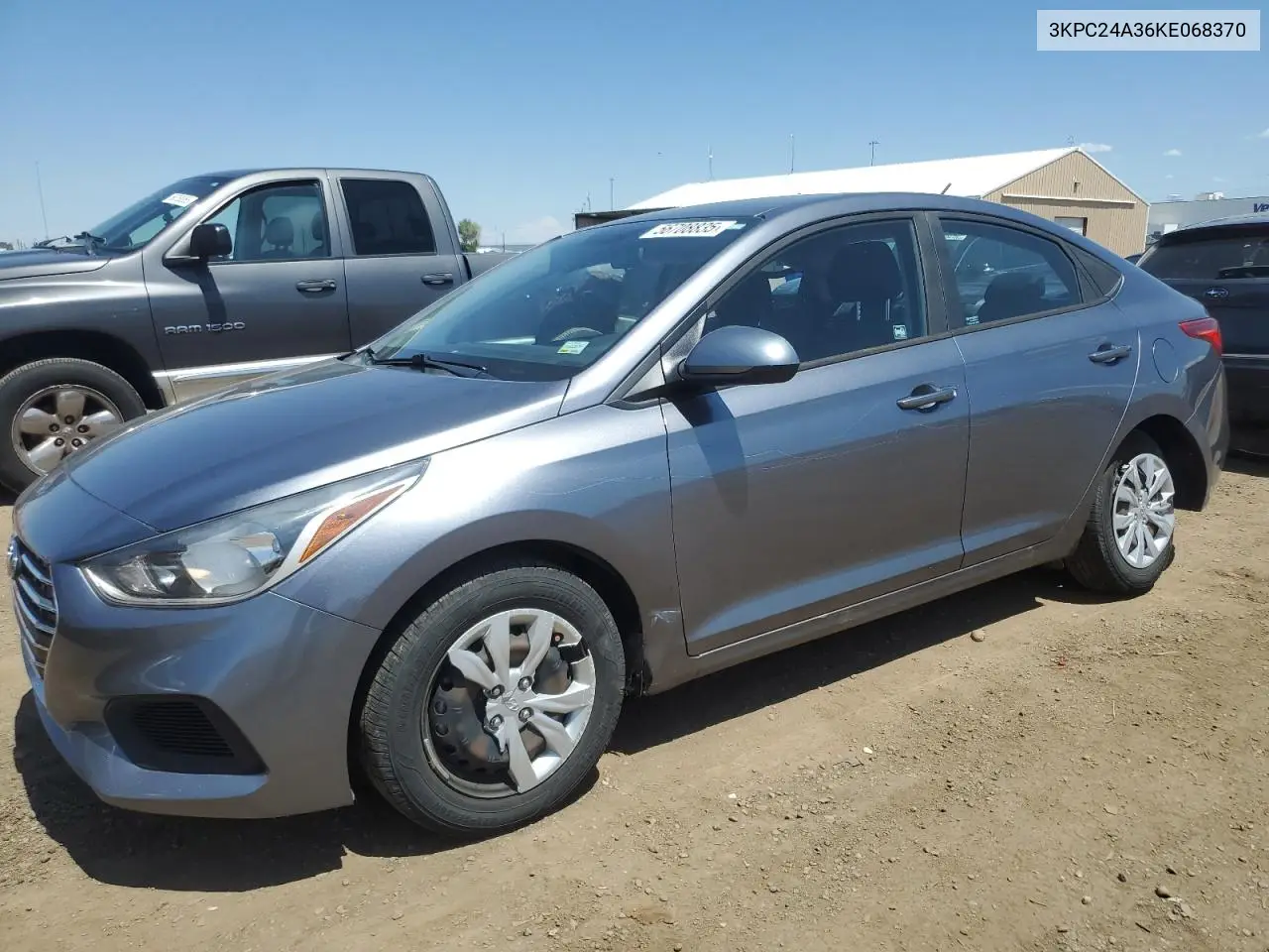 2019 Hyundai Accent Se VIN: 3KPC24A36KE068370 Lot: 56708835