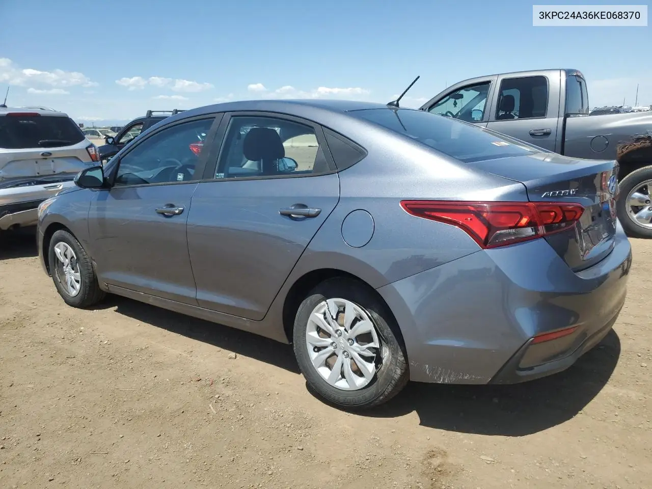 2019 Hyundai Accent Se VIN: 3KPC24A36KE068370 Lot: 56708835