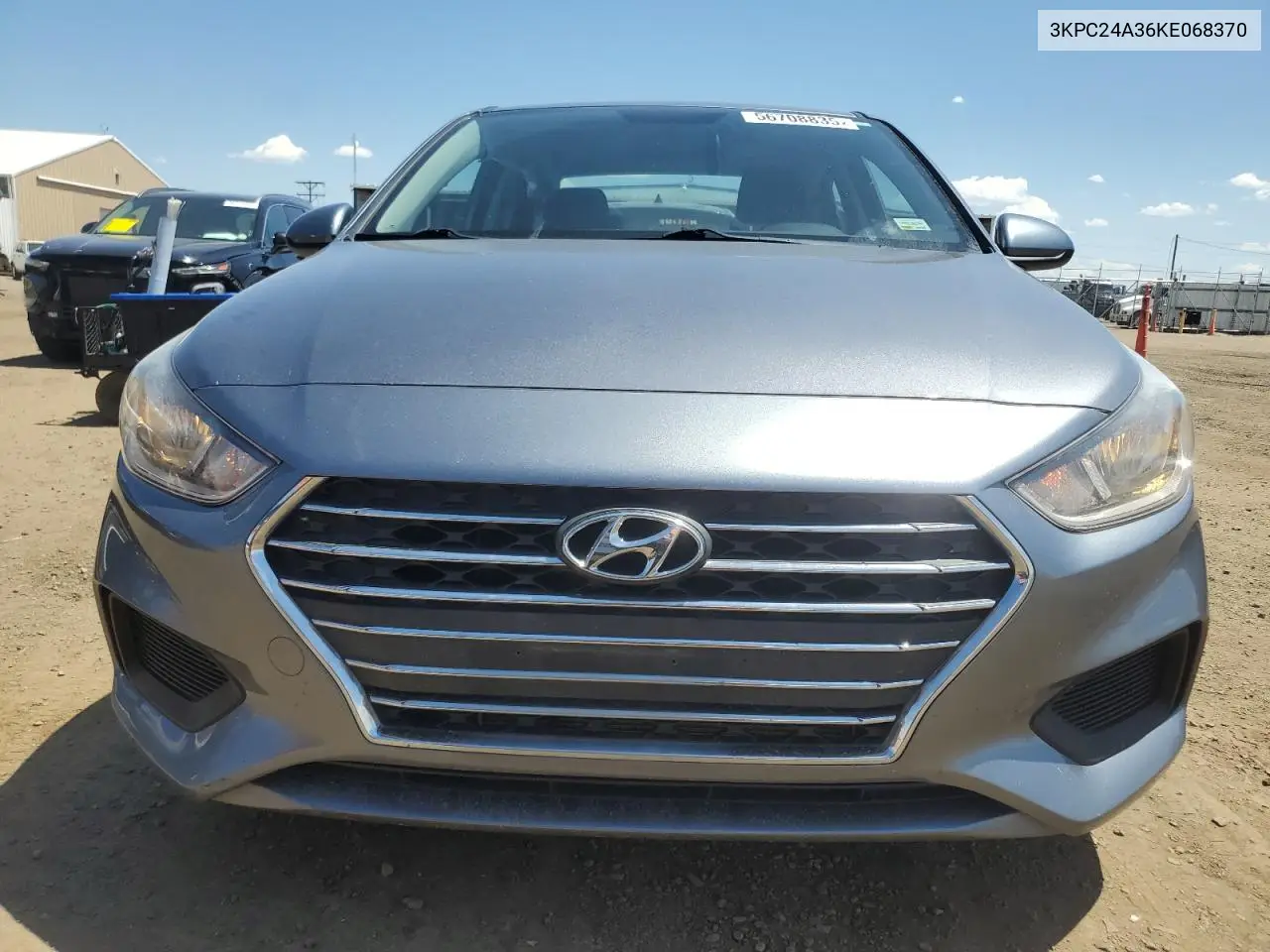 2019 Hyundai Accent Se VIN: 3KPC24A36KE068370 Lot: 56708835