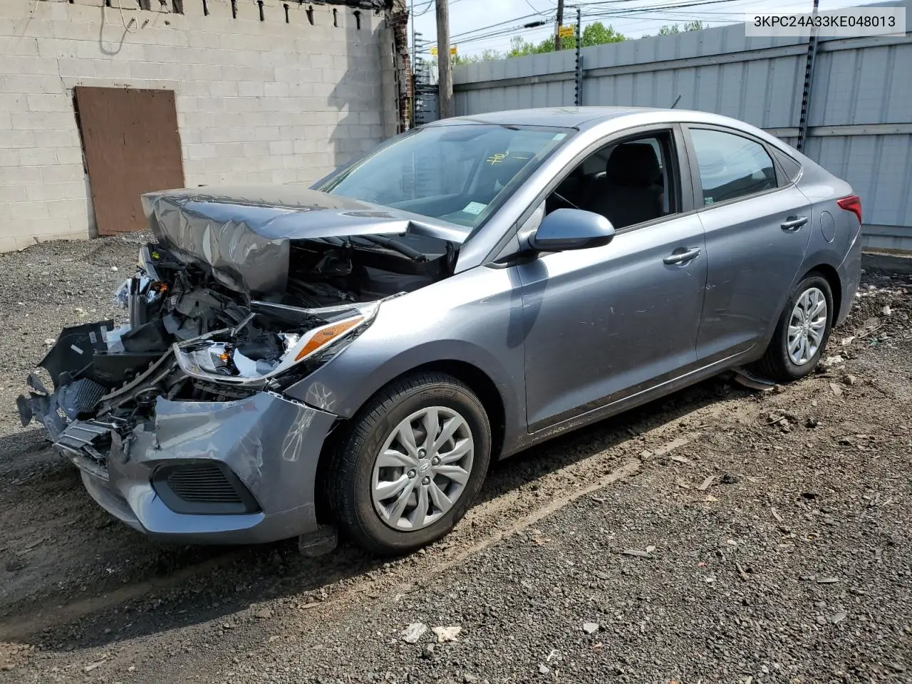 2019 Hyundai Accent Se VIN: 3KPC24A33KE048013 Lot: 56878705