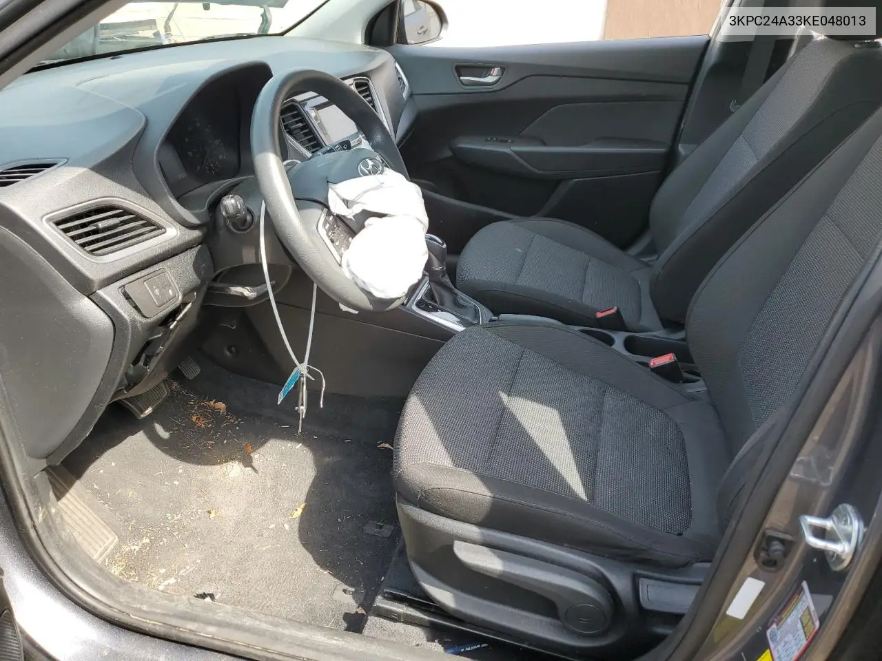 2019 Hyundai Accent Se VIN: 3KPC24A33KE048013 Lot: 56878705