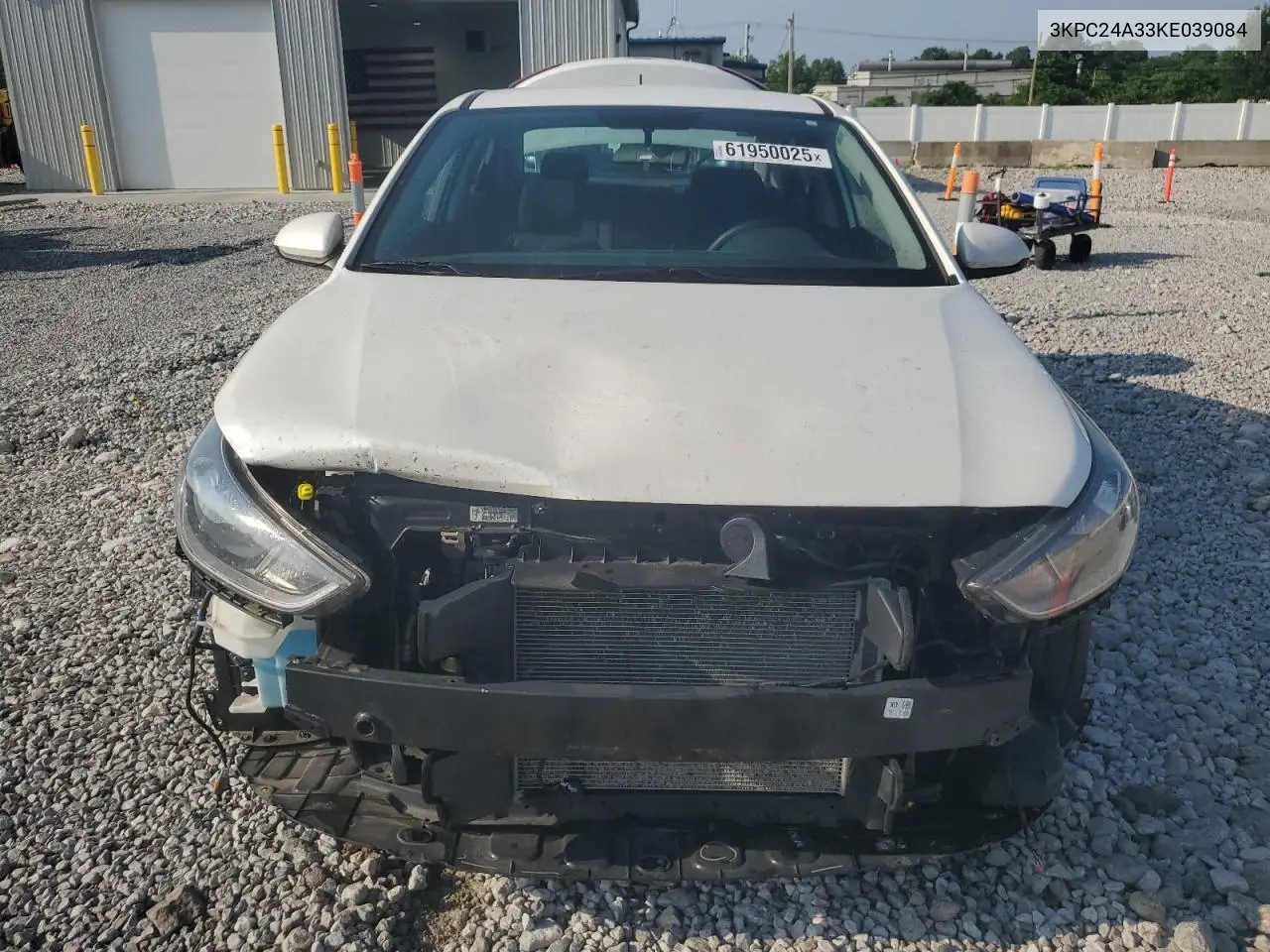 2019 Hyundai Accent Se VIN: 3KPC24A33KE039084 Lot: 61950025