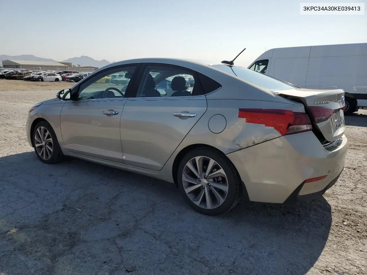 2019 Hyundai Accent Limited VIN: 3KPC34A30KE039413 Lot: 61960915