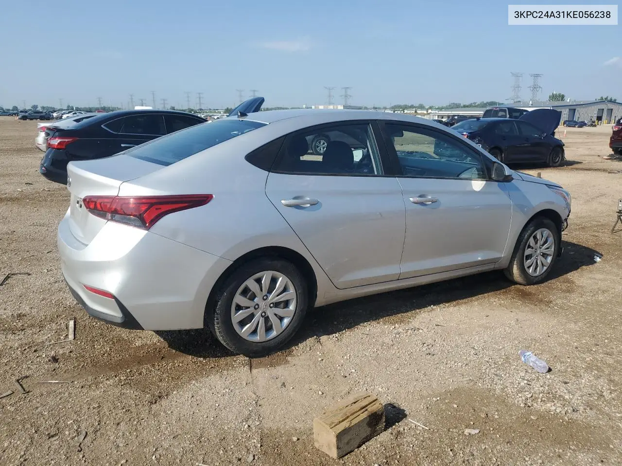 2019 Hyundai Accent Se VIN: 3KPC24A31KE056238 Lot: 62156885