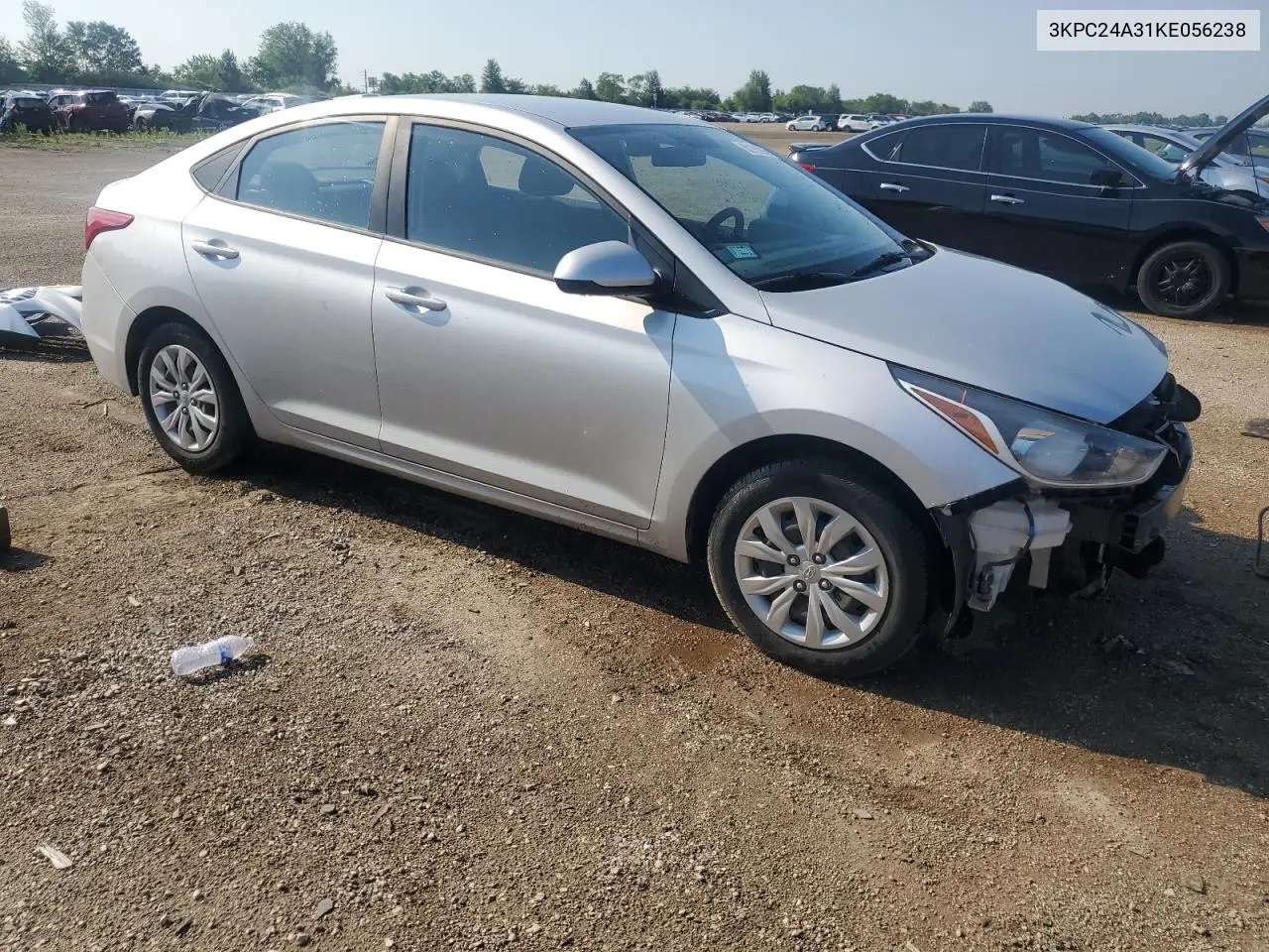 2019 Hyundai Accent Se VIN: 3KPC24A31KE056238 Lot: 62156885