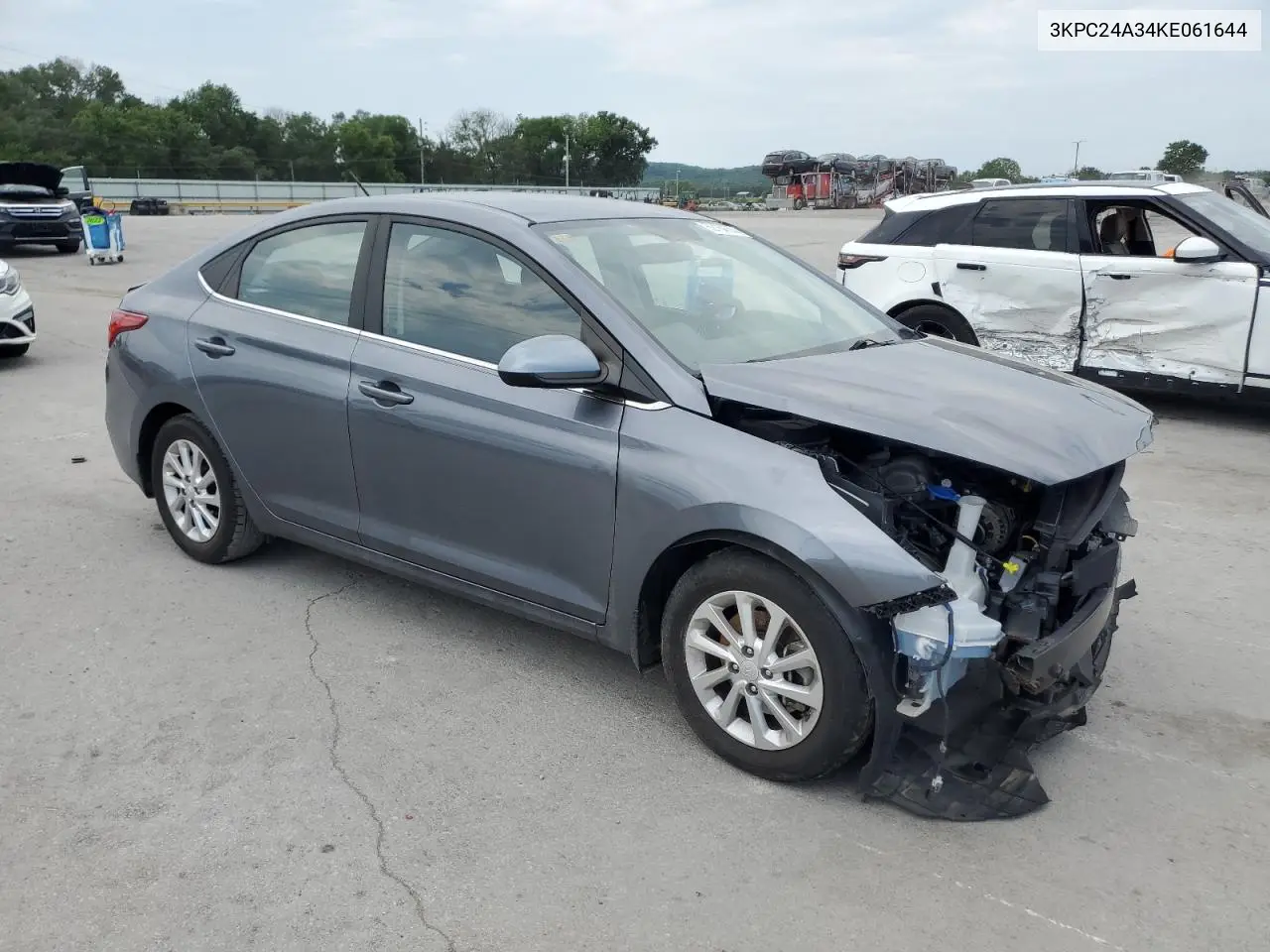 2019 Hyundai Accent Se VIN: 3KPC24A34KE061644 Lot: 62184665