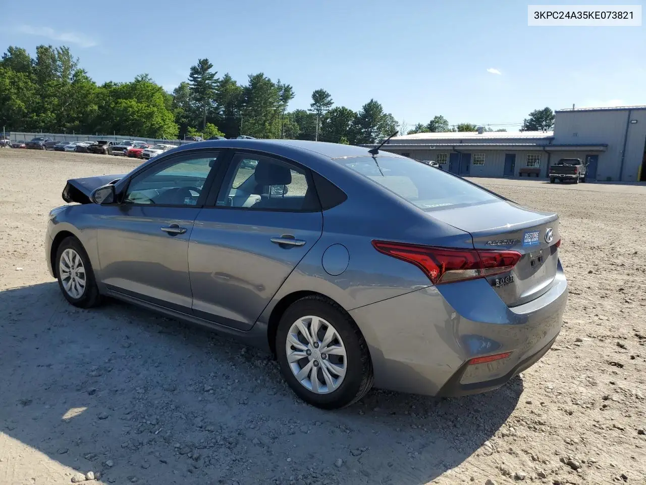 2019 Hyundai Accent Se VIN: 3KPC24A35KE073821 Lot: 62190585