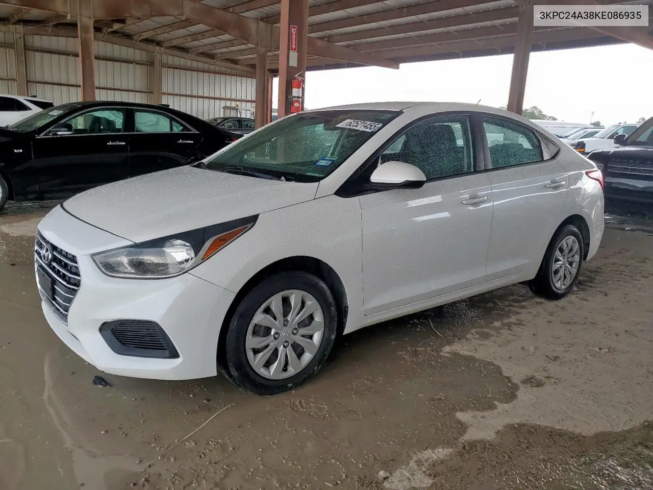 2019 Hyundai Accent Se VIN: 3KPC24A38KE086935 Lot: 62521455