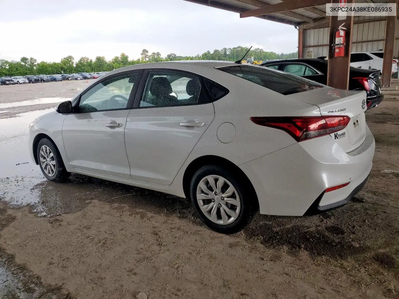 2019 Hyundai Accent Se VIN: 3KPC24A38KE086935 Lot: 62521455