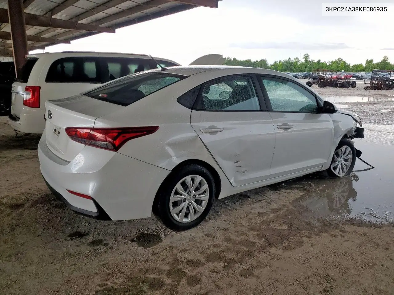 2019 Hyundai Accent Se VIN: 3KPC24A38KE086935 Lot: 62521455