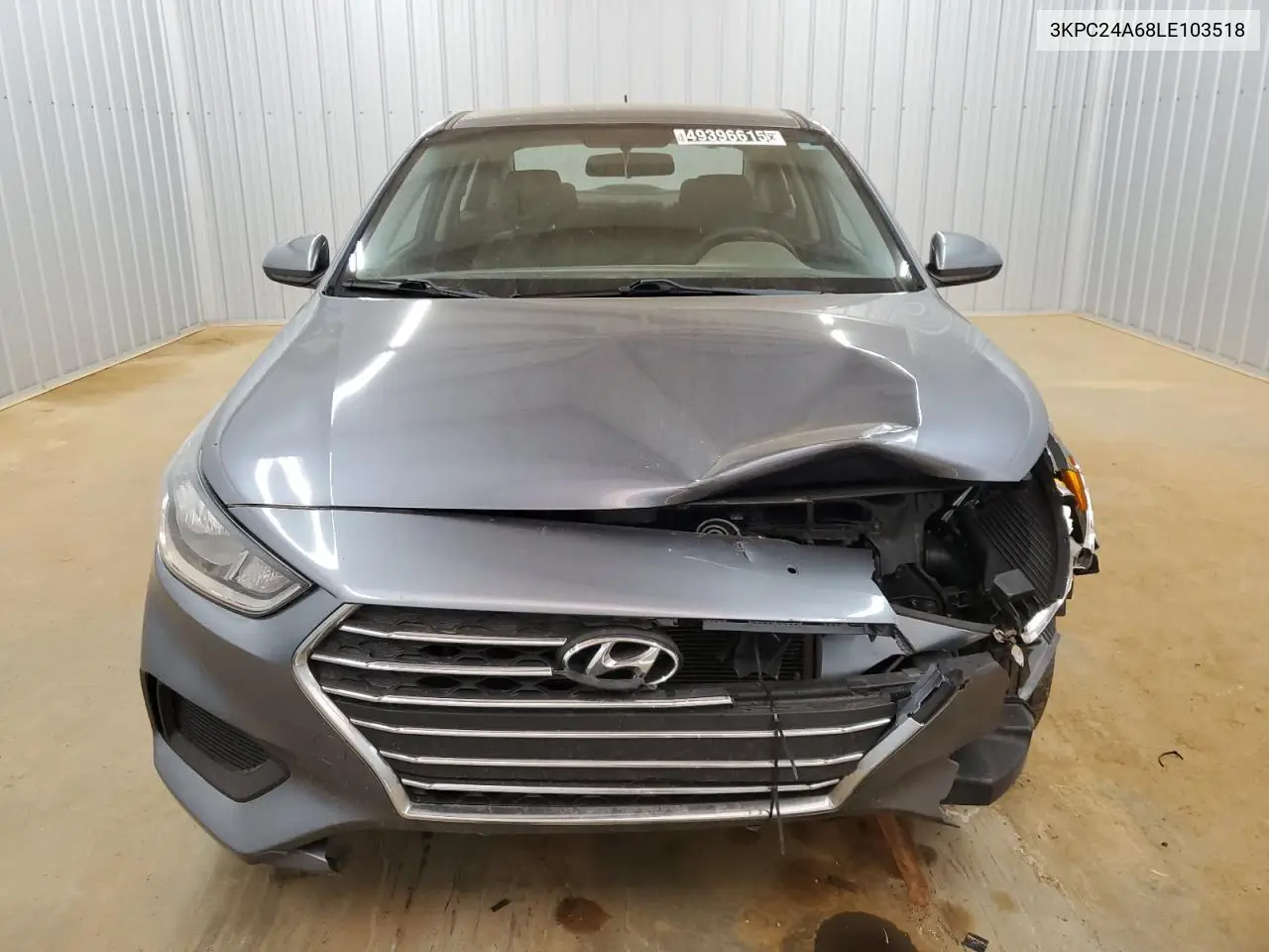 2020 Hyundai Accent Se VIN: 3KPC24A68LE103518 Lot: 49396615