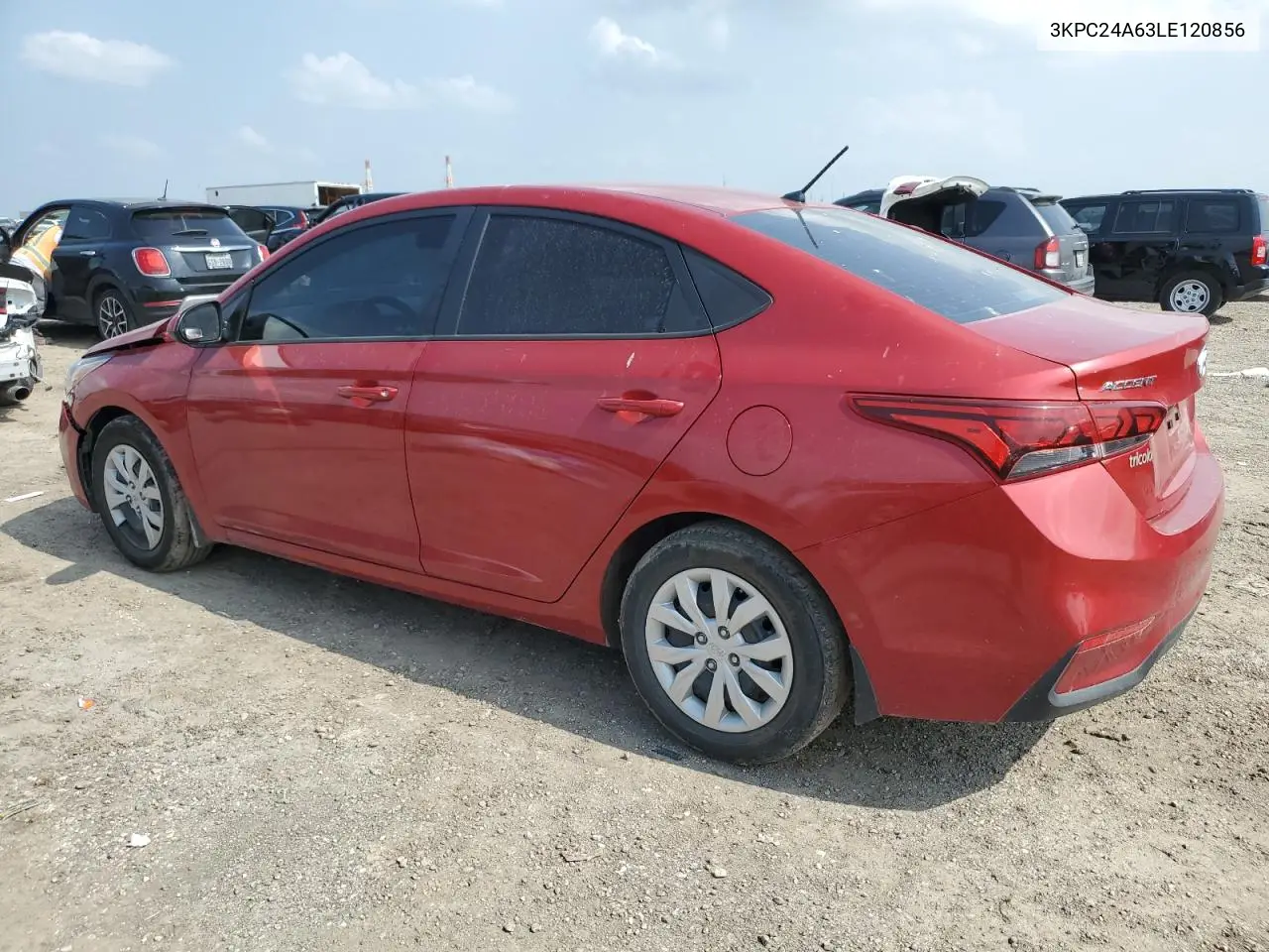 2020 Hyundai Accent Se VIN: 3KPC24A63LE120856 Lot: 51229185