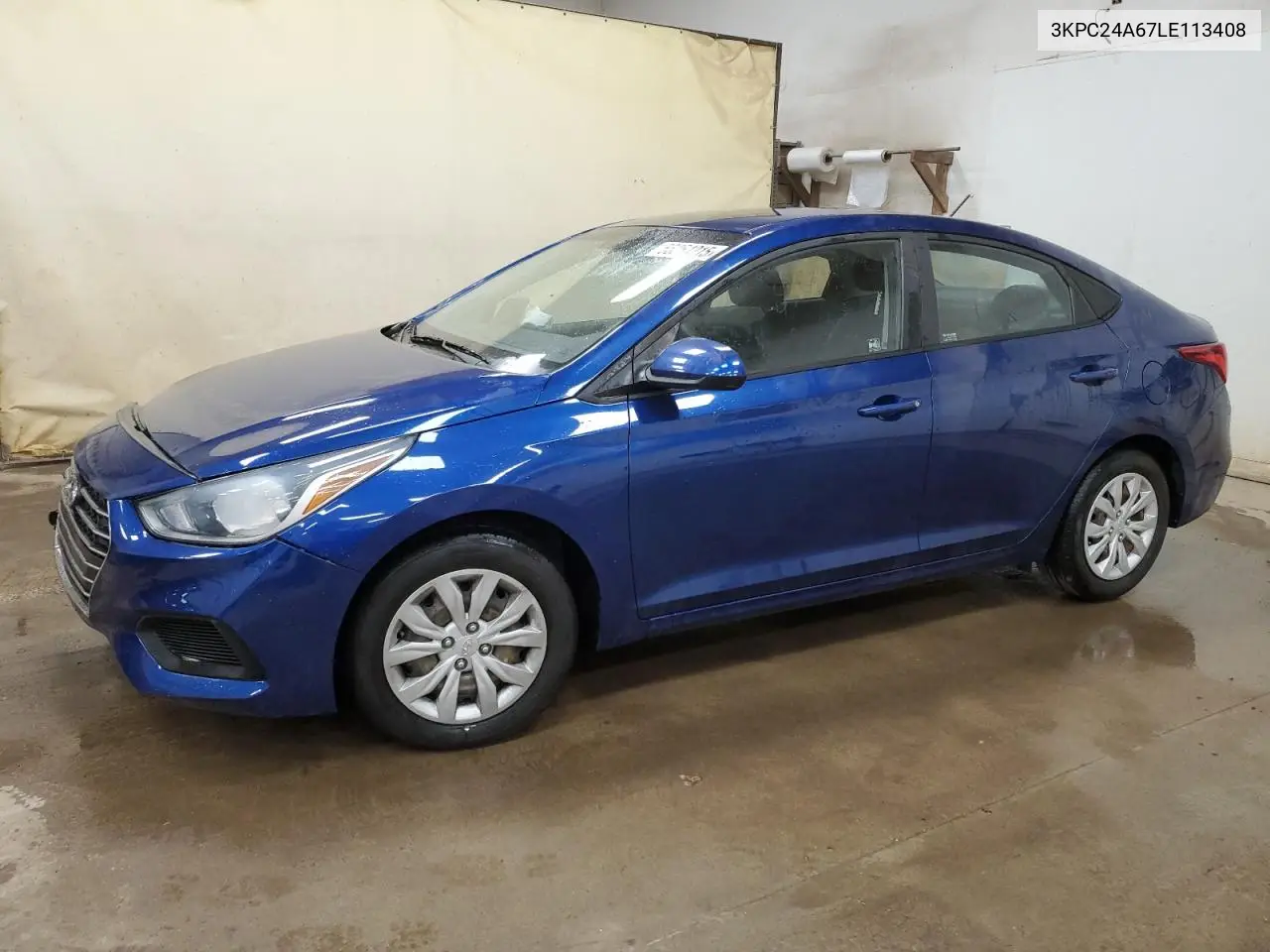 2020 Hyundai Accent Se VIN: 3KPC24A67LE113408 Lot: 55054215