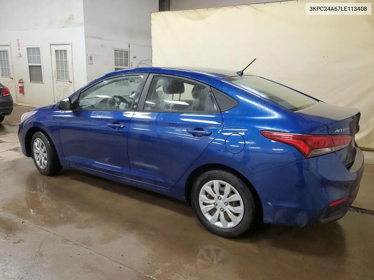 2020 Hyundai Accent Se VIN: 3KPC24A67LE113408 Lot: 55054215