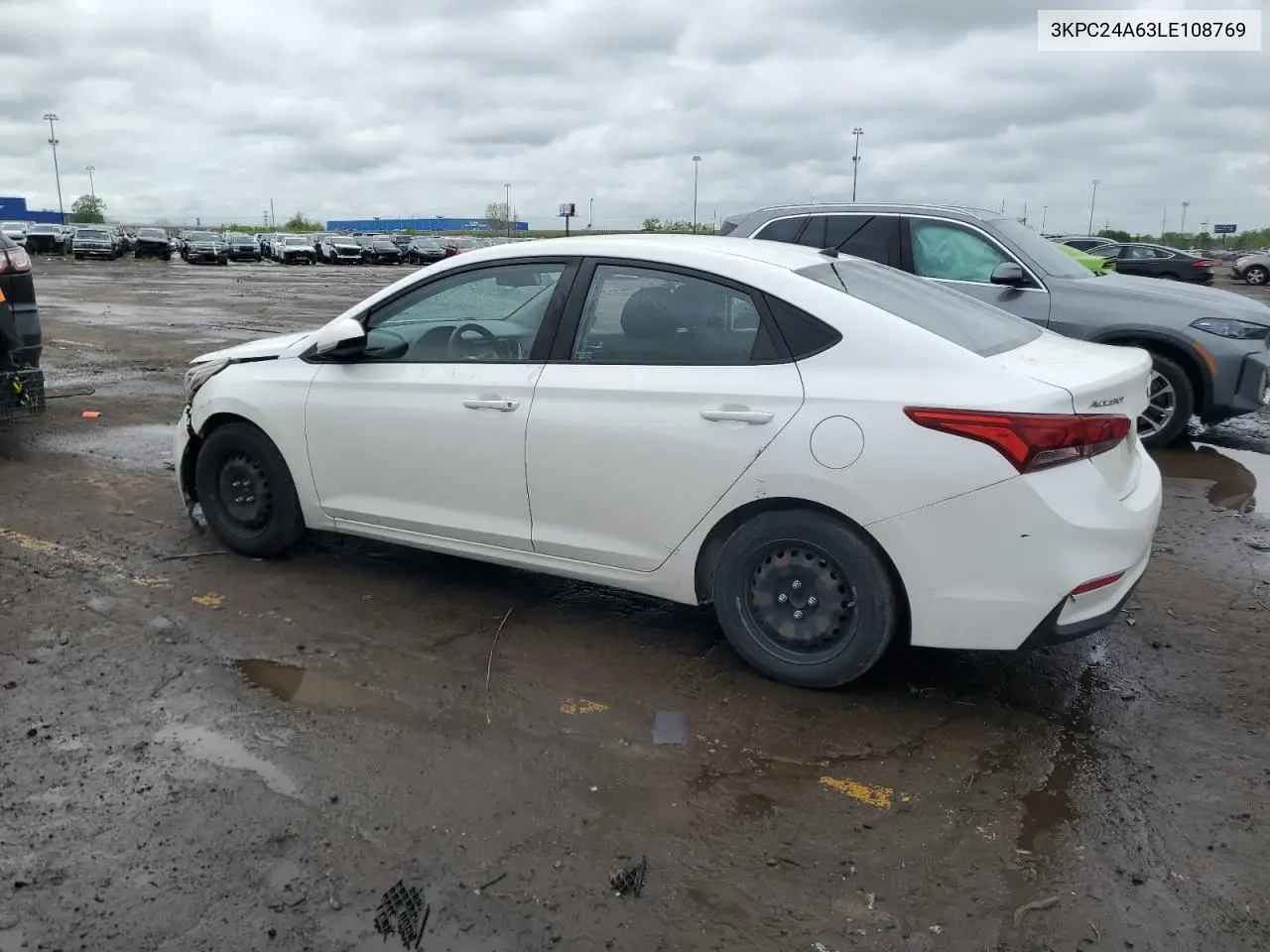 2020 Hyundai Accent Se VIN: 3KPC24A63LE108769 Lot: 56147765