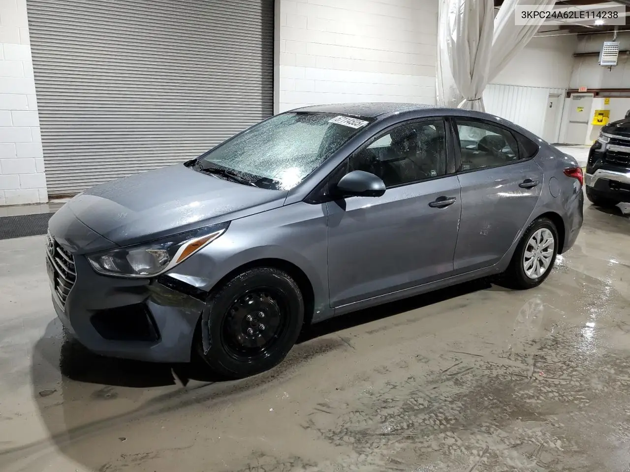 2020 Hyundai Accent Se VIN: 3KPC24A62LE114238 Lot: 57114505