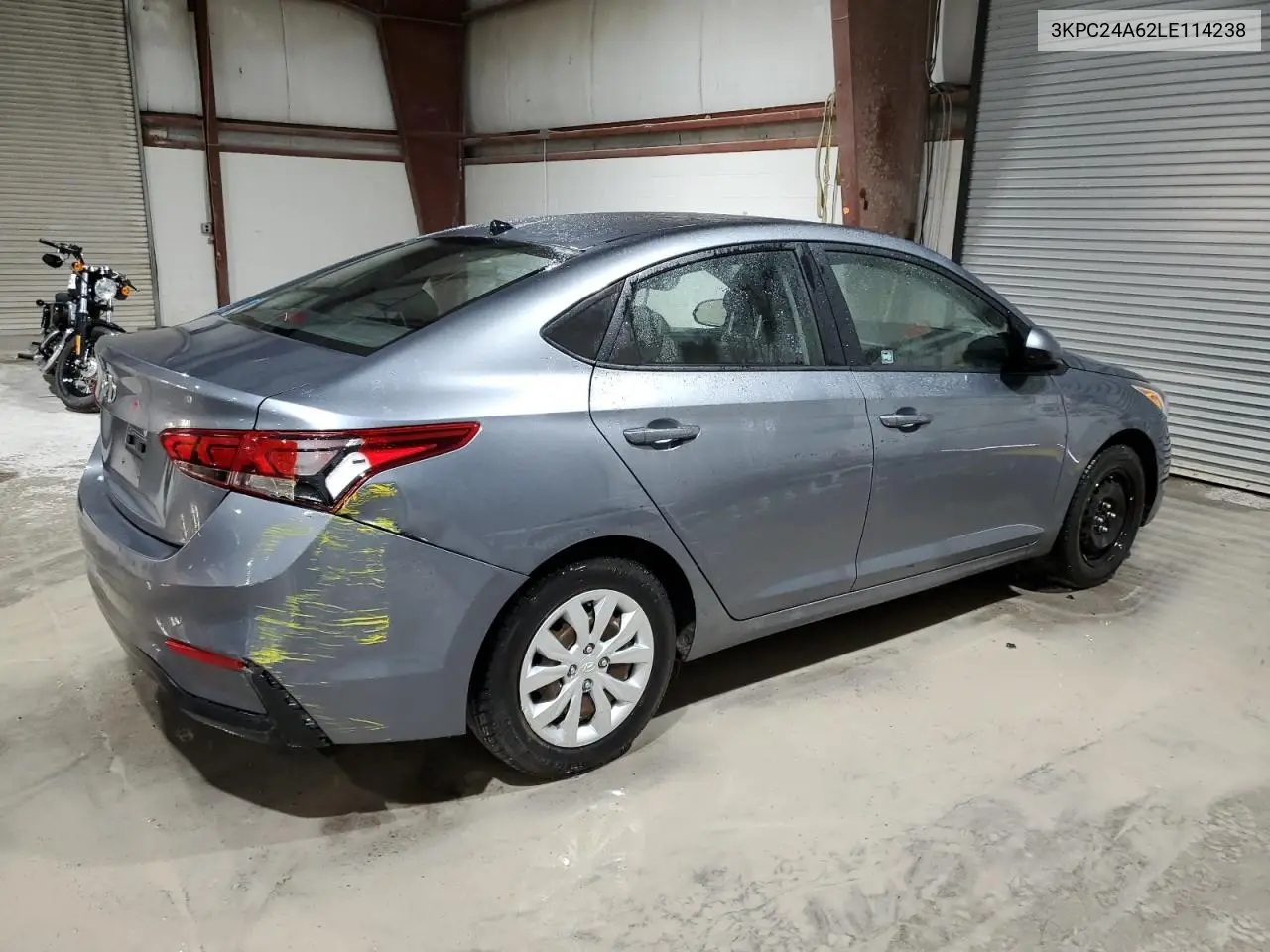 2020 Hyundai Accent Se VIN: 3KPC24A62LE114238 Lot: 57114505