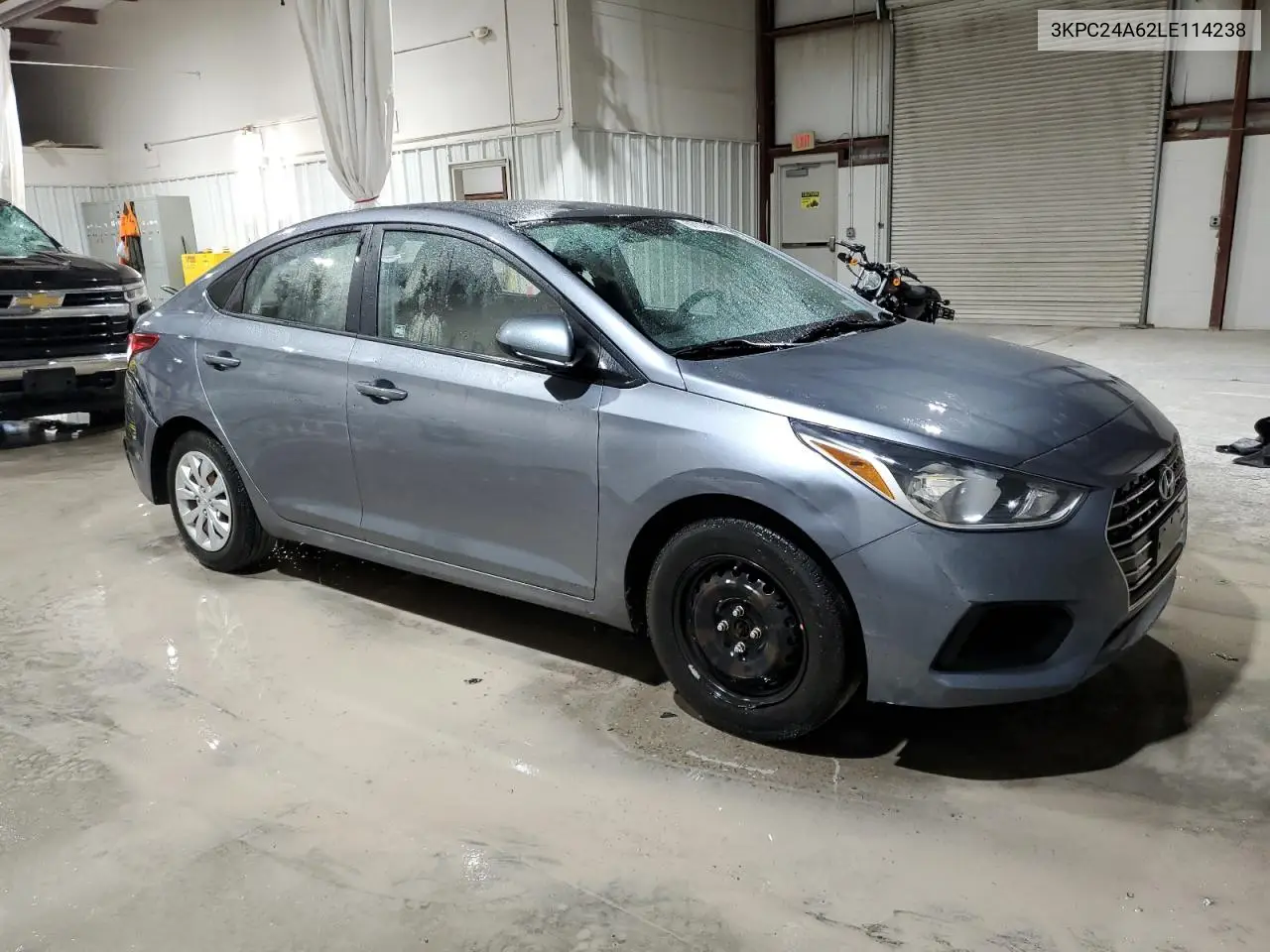 2020 Hyundai Accent Se VIN: 3KPC24A62LE114238 Lot: 57114505