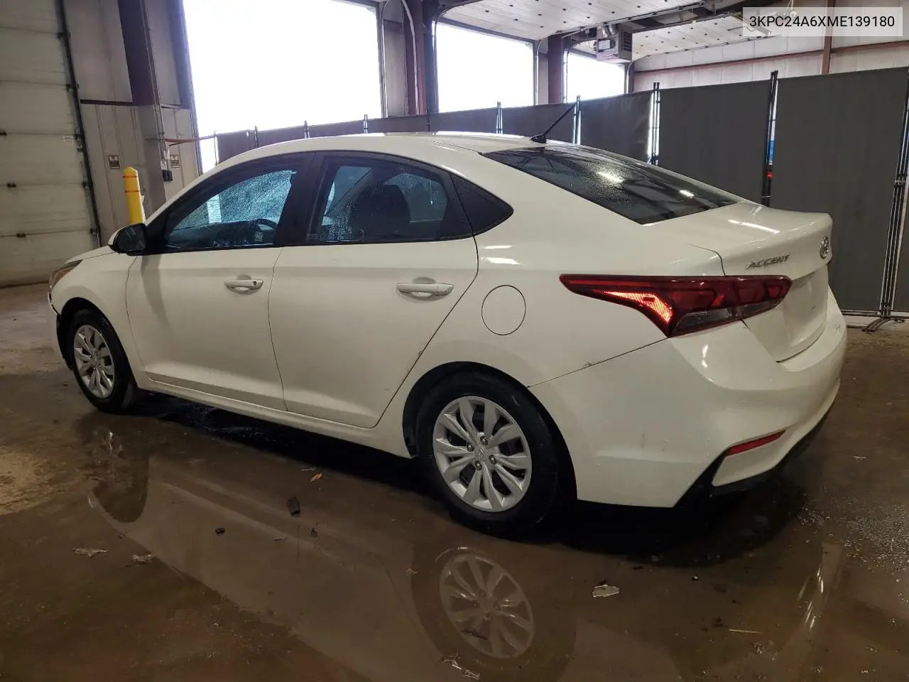 2021 Hyundai Accent Se VIN: 3KPC24A6XME139180 Lot: 50074825