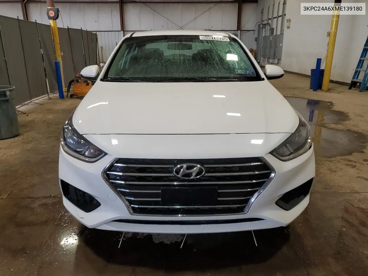 2021 Hyundai Accent Se VIN: 3KPC24A6XME139180 Lot: 50074825