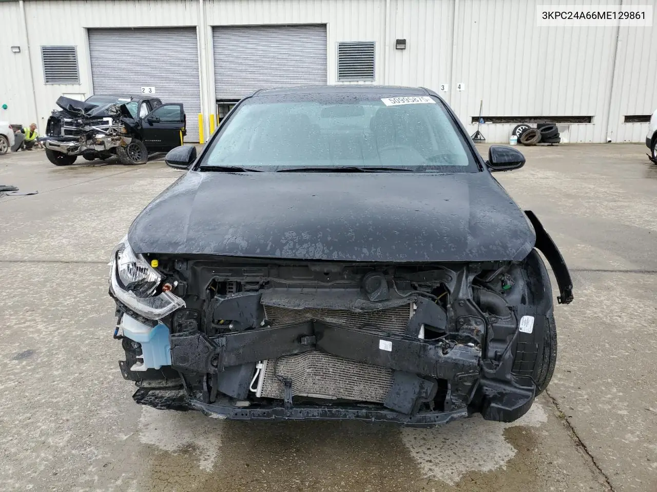 2021 Hyundai Accent Se VIN: 3KPC24A66ME129861 Lot: 50995875