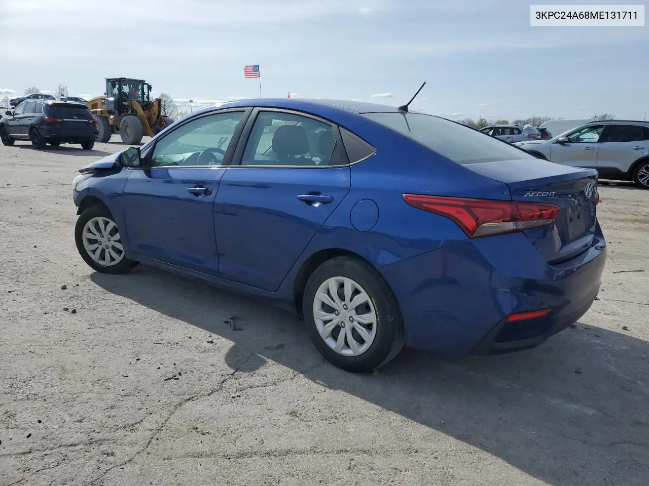 2021 Hyundai Accent Se VIN: 3KPC24A68ME131711 Lot: 51224325