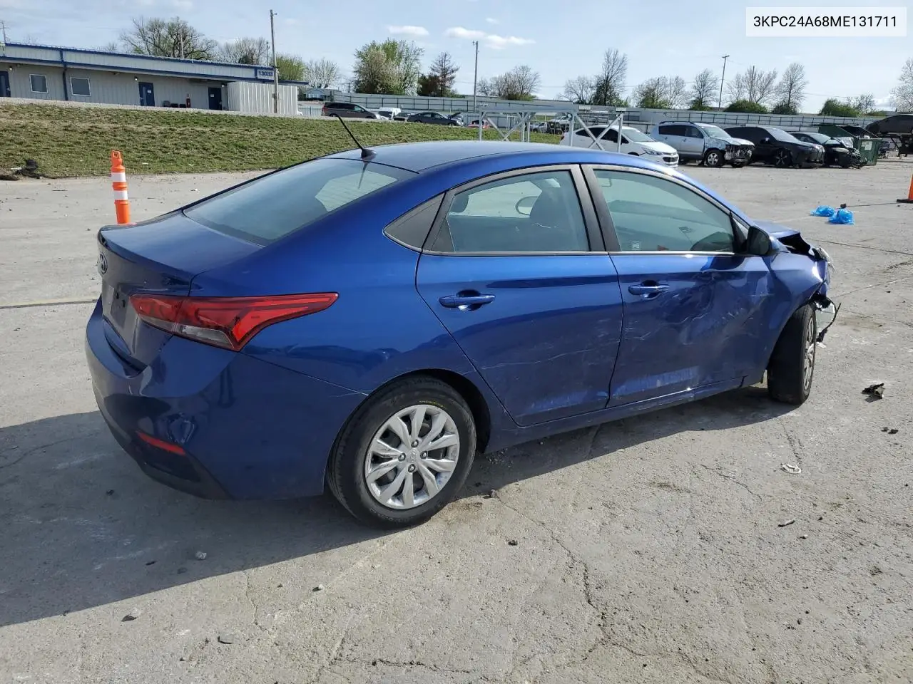 2021 Hyundai Accent Se VIN: 3KPC24A68ME131711 Lot: 51224325