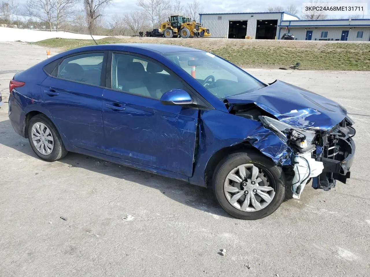 2021 Hyundai Accent Se VIN: 3KPC24A68ME131711 Lot: 51224325