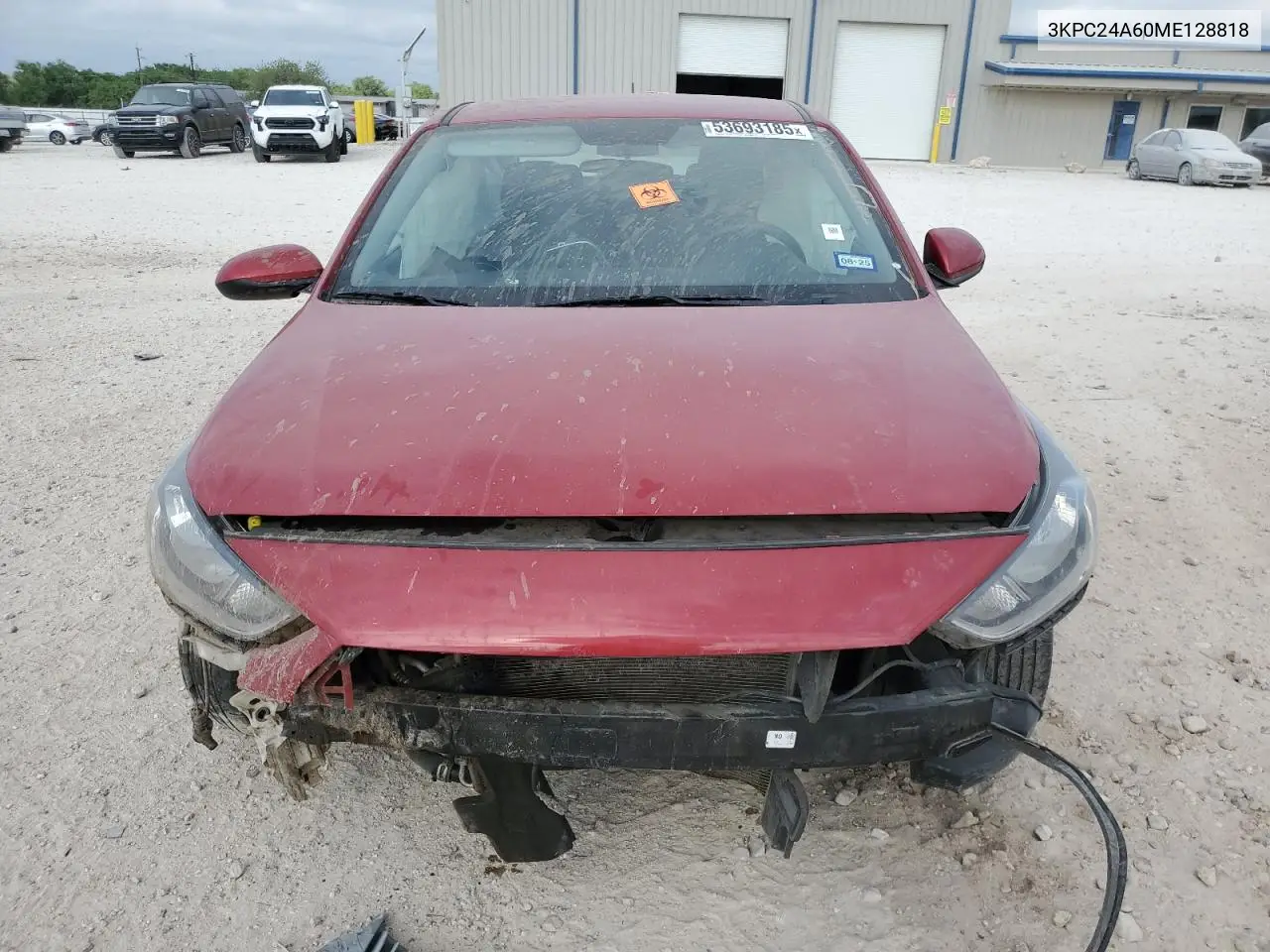 2021 Hyundai Accent Se VIN: 3KPC24A60ME128818 Lot: 53693185