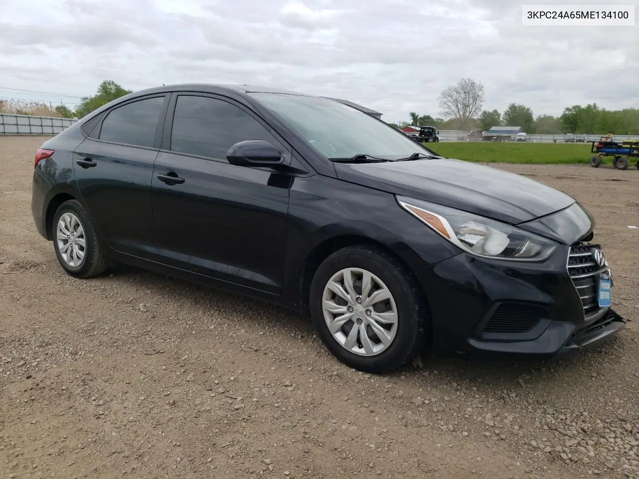 2021 Hyundai Accent Se VIN: 3KPC24A65ME134100 Lot: 56774905