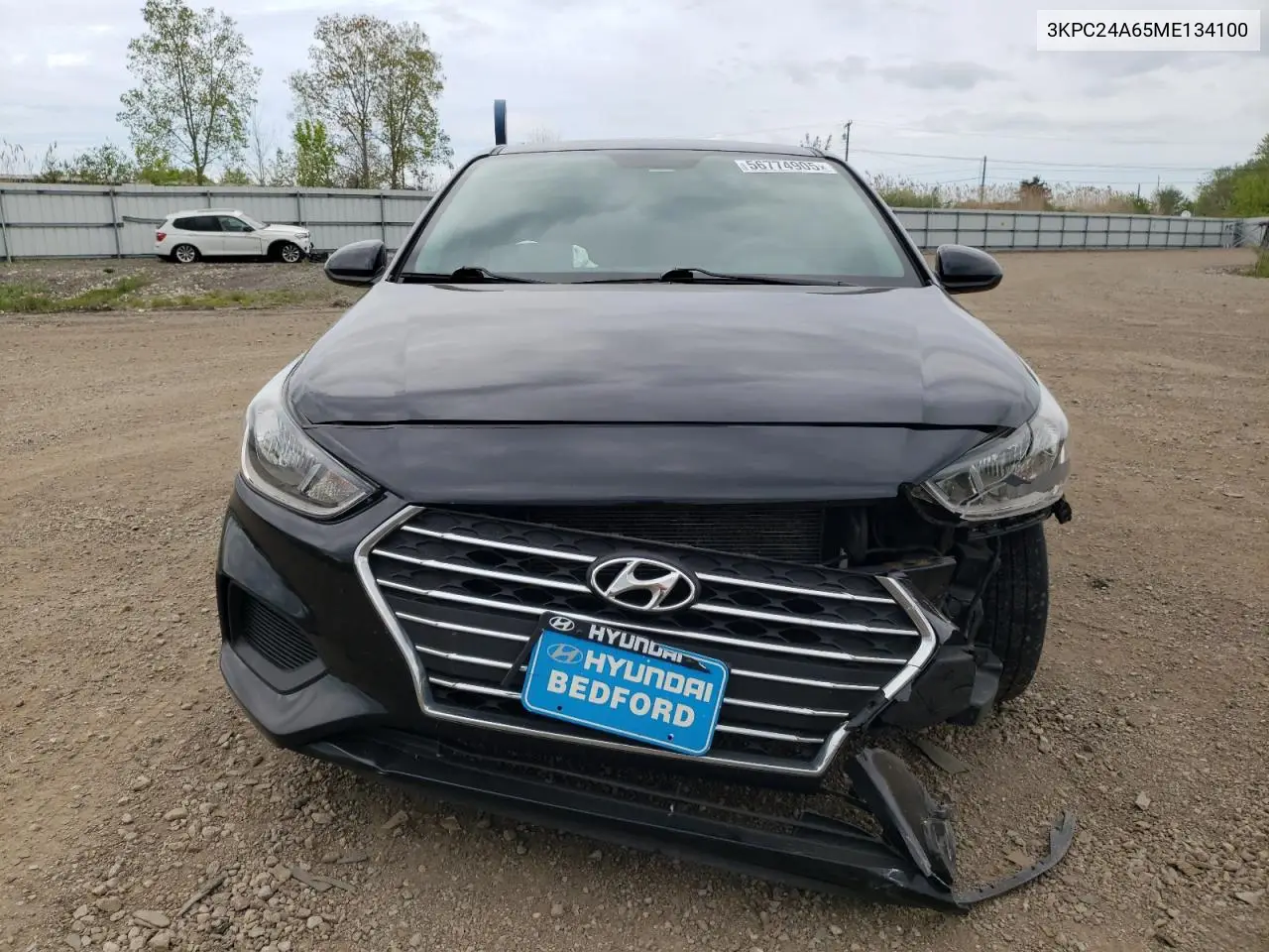 2021 Hyundai Accent Se VIN: 3KPC24A65ME134100 Lot: 56774905