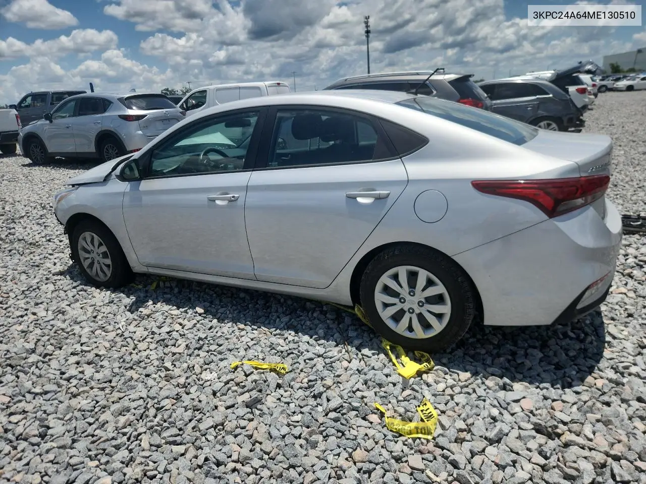 2021 Hyundai Accent Se VIN: 3KPC24A64ME130510 Lot: 62145785
