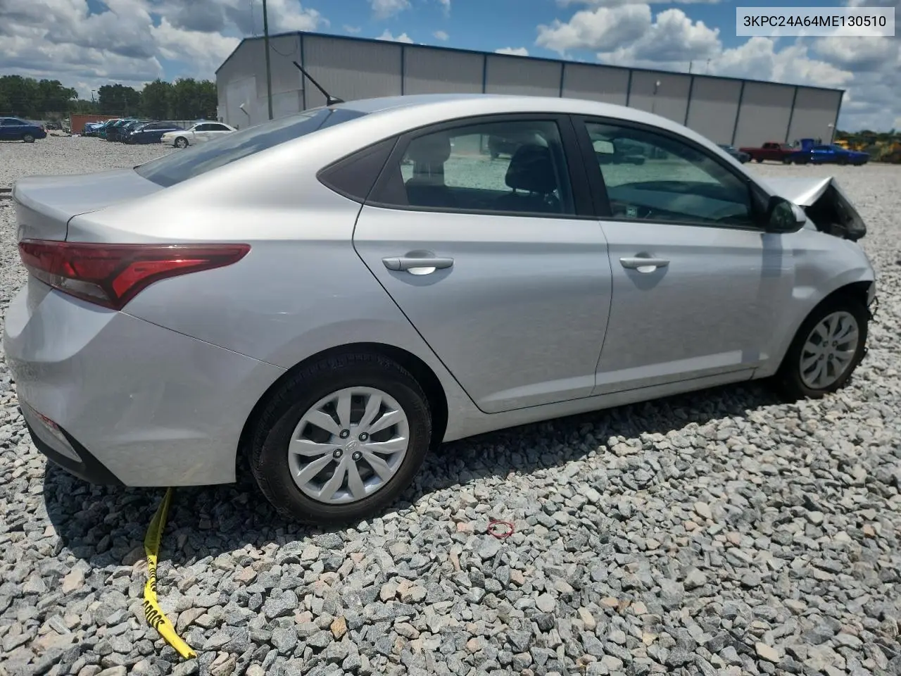 2021 Hyundai Accent Se VIN: 3KPC24A64ME130510 Lot: 62145785