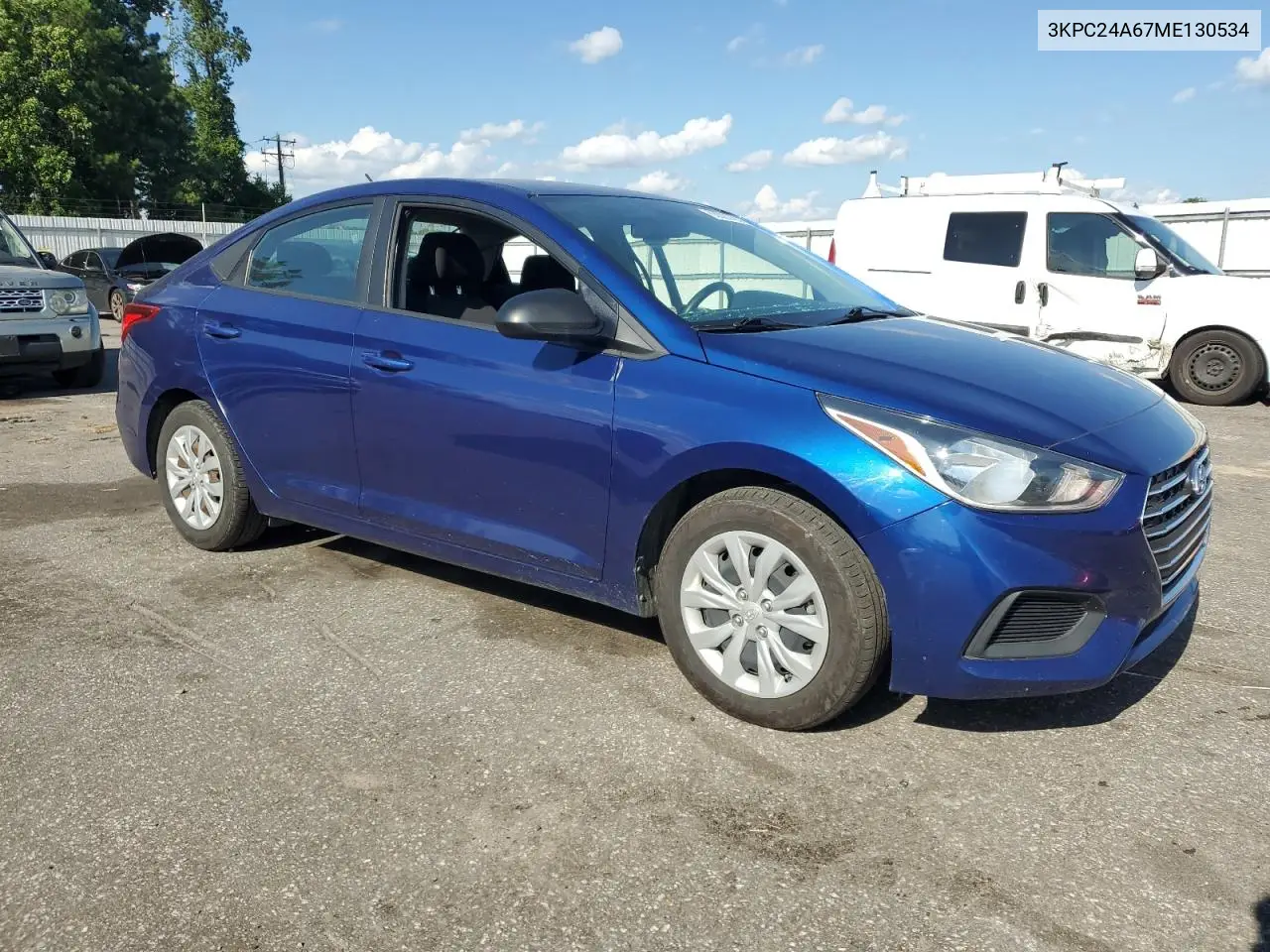 2021 Hyundai Accent Se VIN: 3KPC24A67ME130534 Lot: 63020765