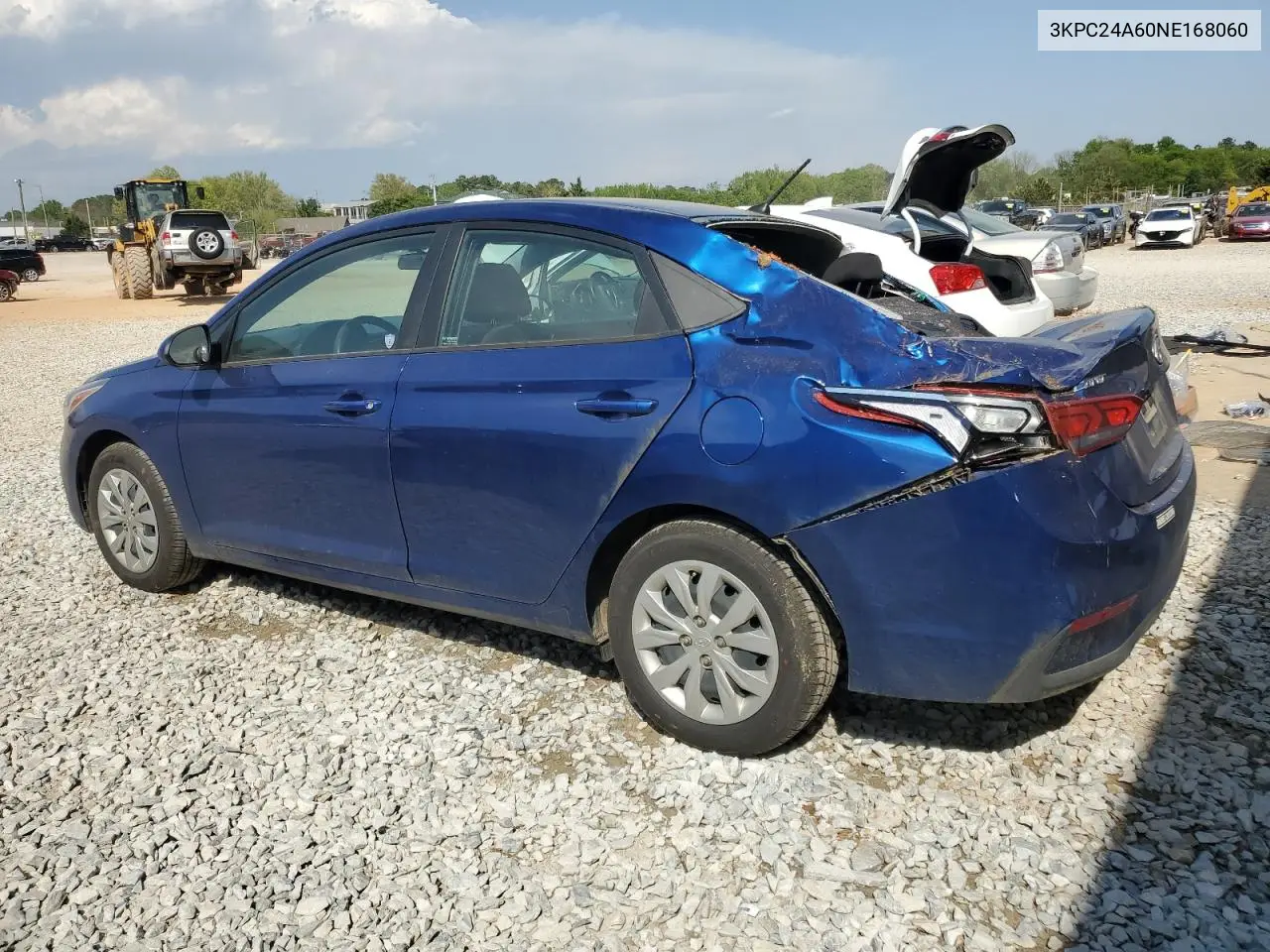 2022 Hyundai Accent Se VIN: 3KPC24A60NE168060 Lot: 52731065