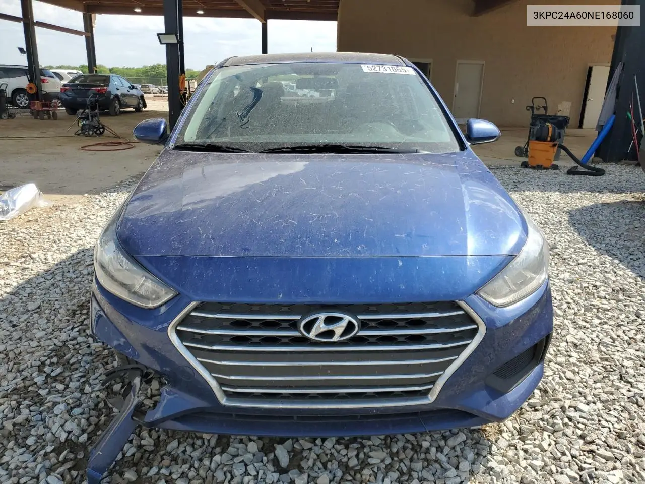2022 Hyundai Accent Se VIN: 3KPC24A60NE168060 Lot: 52731065