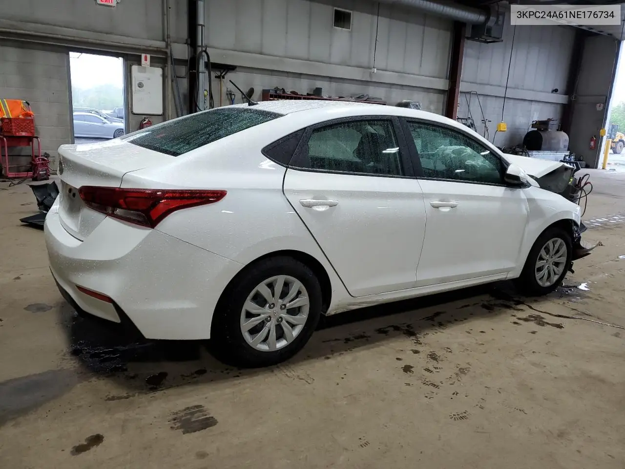 2022 Hyundai Accent Se VIN: 3KPC24A61NE176734 Lot: 55134585