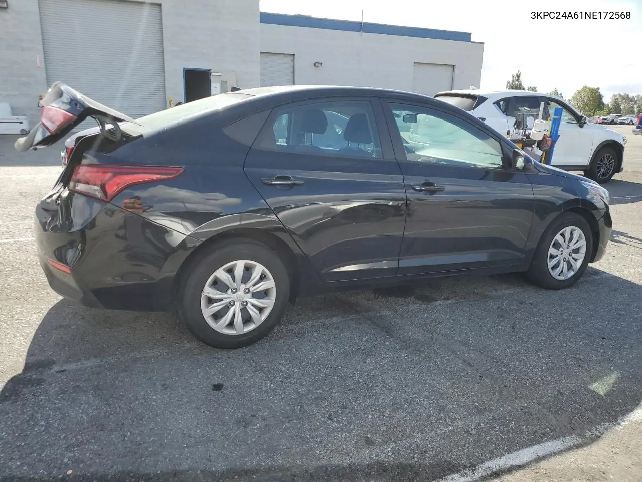 2022 Hyundai Accent Se VIN: 3KPC24A61NE172568 Lot: 56367755