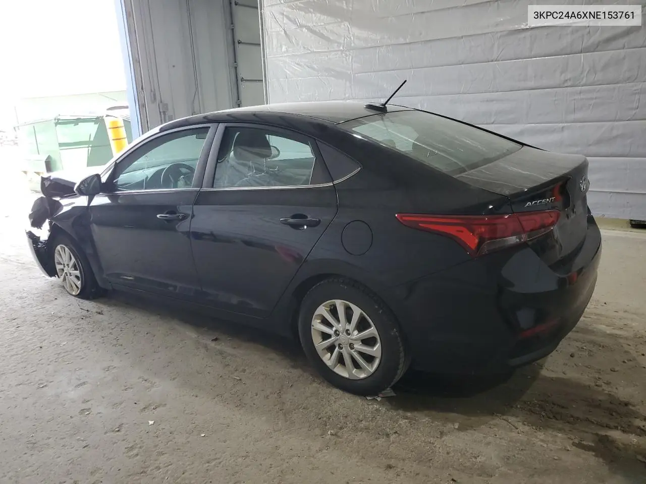 2022 Hyundai Accent Se VIN: 3KPC24A6XNE153761 Lot: 56784025