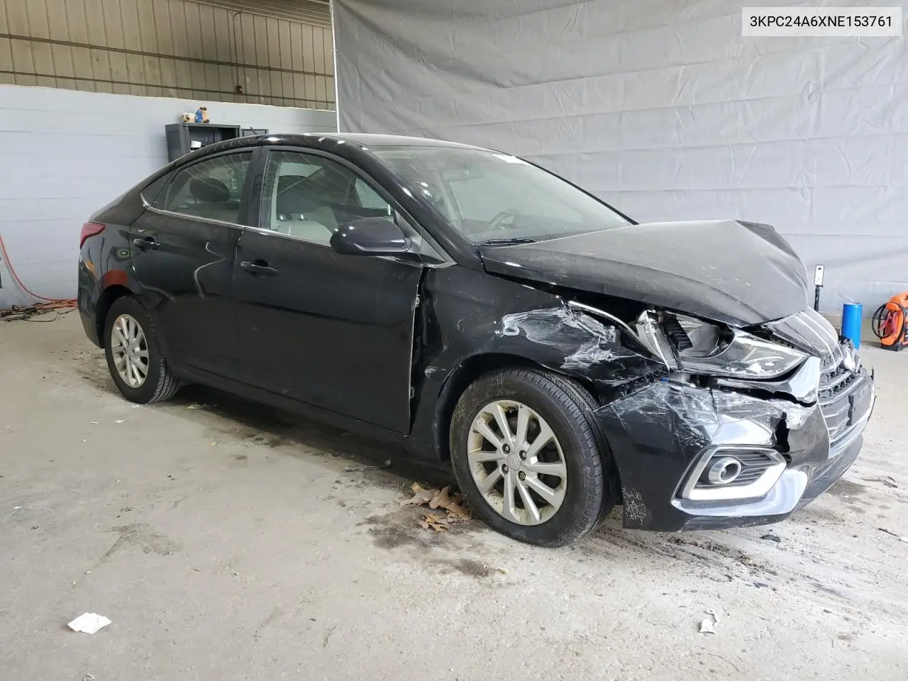 2022 Hyundai Accent Se VIN: 3KPC24A6XNE153761 Lot: 56784025
