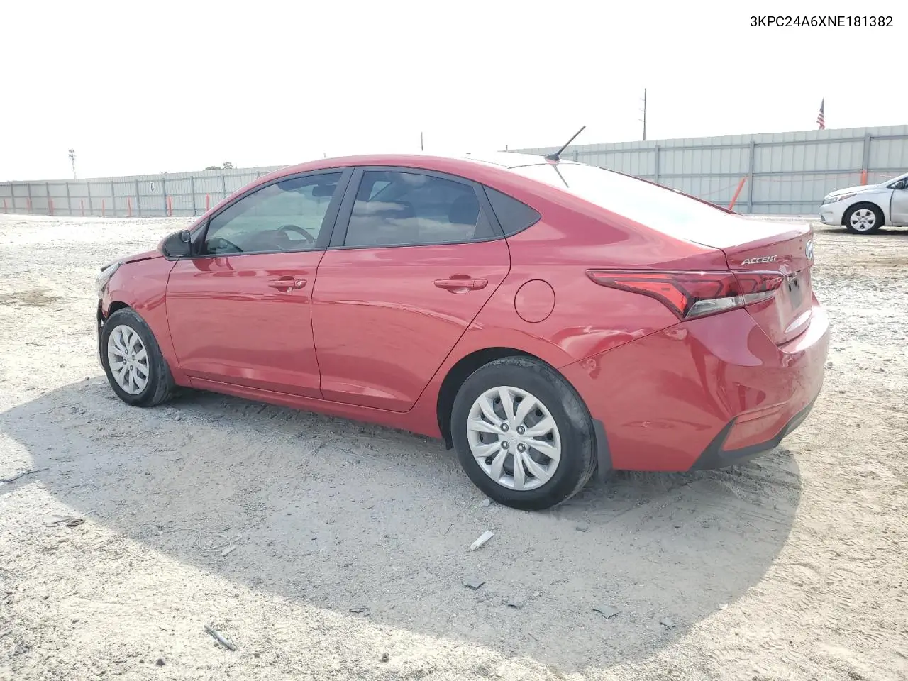 2022 Hyundai Accent Se VIN: 3KPC24A6XNE181382 Lot: 62543965