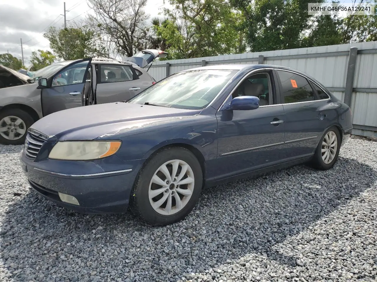 2006 Hyundai Azera Se VIN: KMHFC46F36A129241 Lot: 51295615
