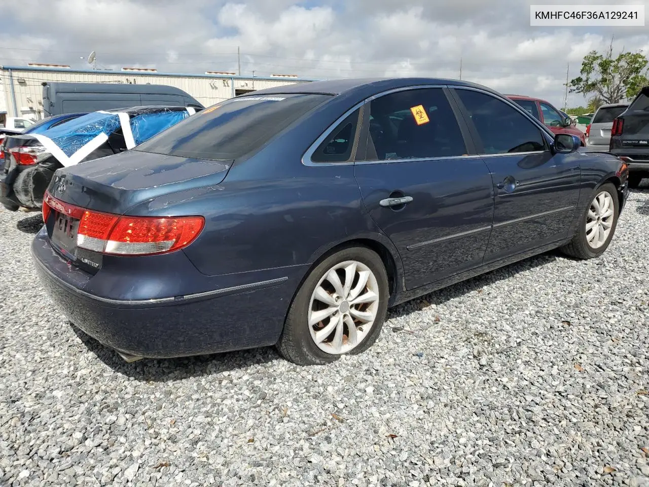 2006 Hyundai Azera Se VIN: KMHFC46F36A129241 Lot: 51295615