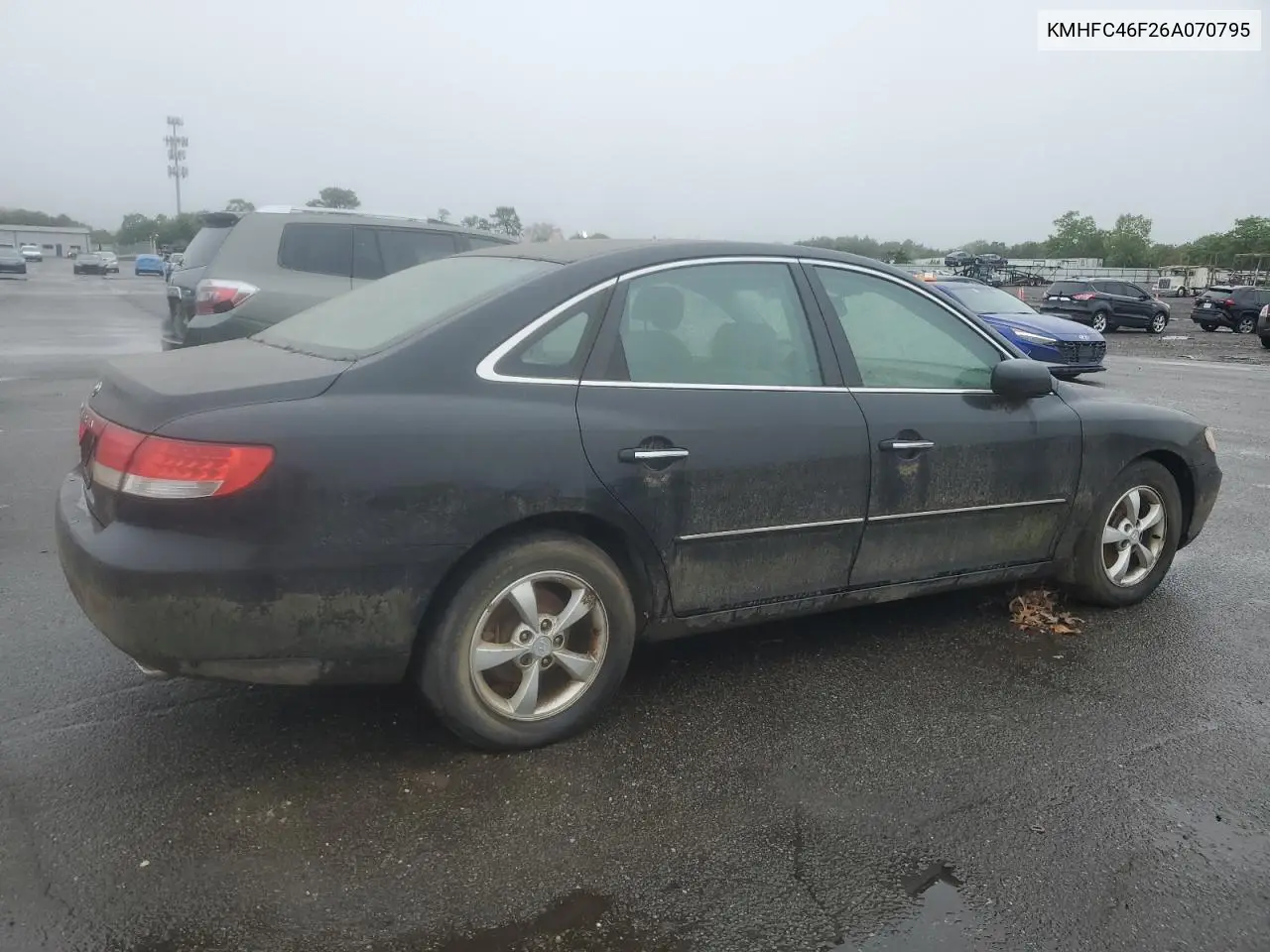 2006 Hyundai Azera Se VIN: KMHFC46F26A070795 Lot: 58563165